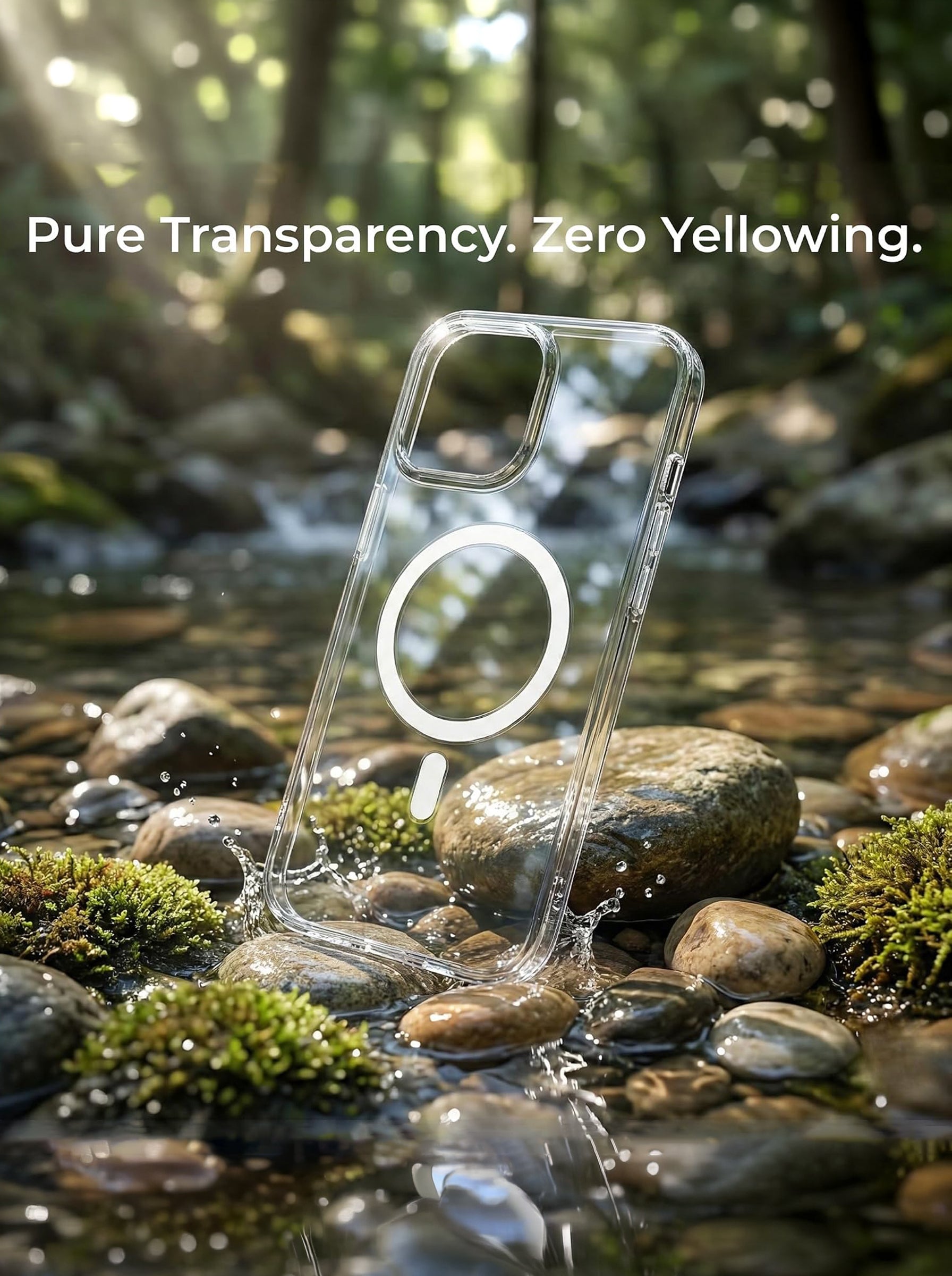 iPhone 14 PRO Clear Hard PC Case | Anti-Yellow | MagSafe Compatible