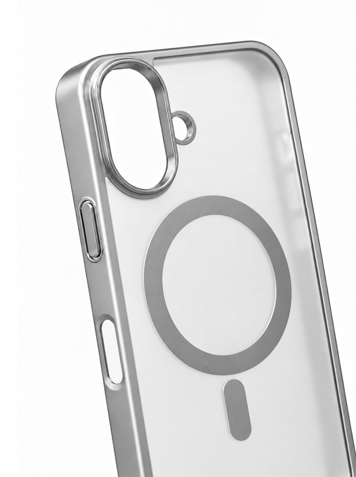 iPhone 17 | Metallic phone case with MagSafe | Light Gray