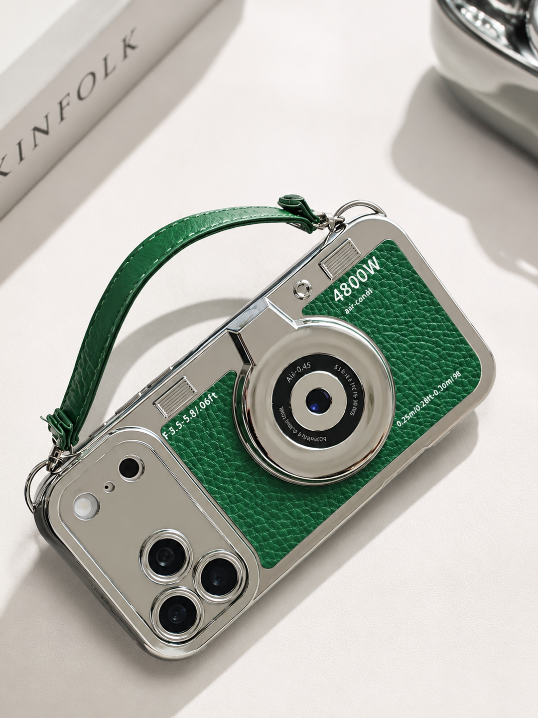 iPhone 17 Pro | Camera Style Case | Green Color