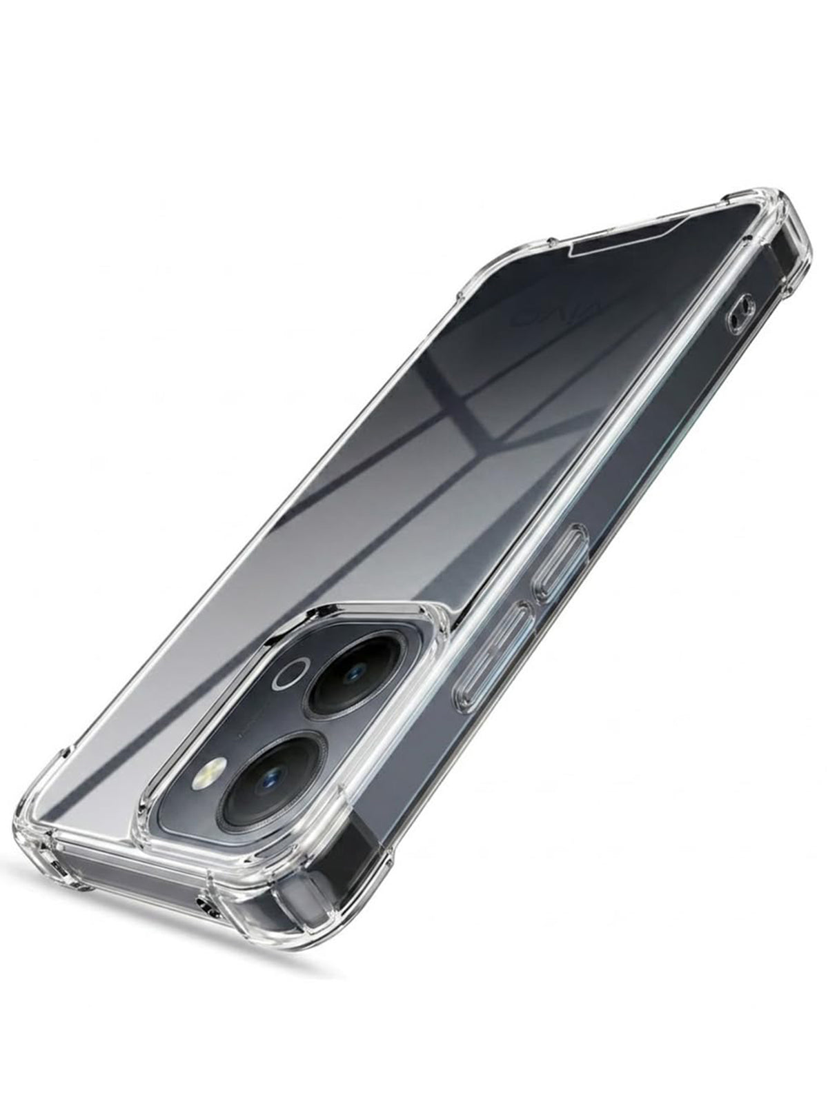 Vivo T5X | PC + TPU | Clear Transparent | 360 Edges Protection | Phone Bumper Case (Transparent)