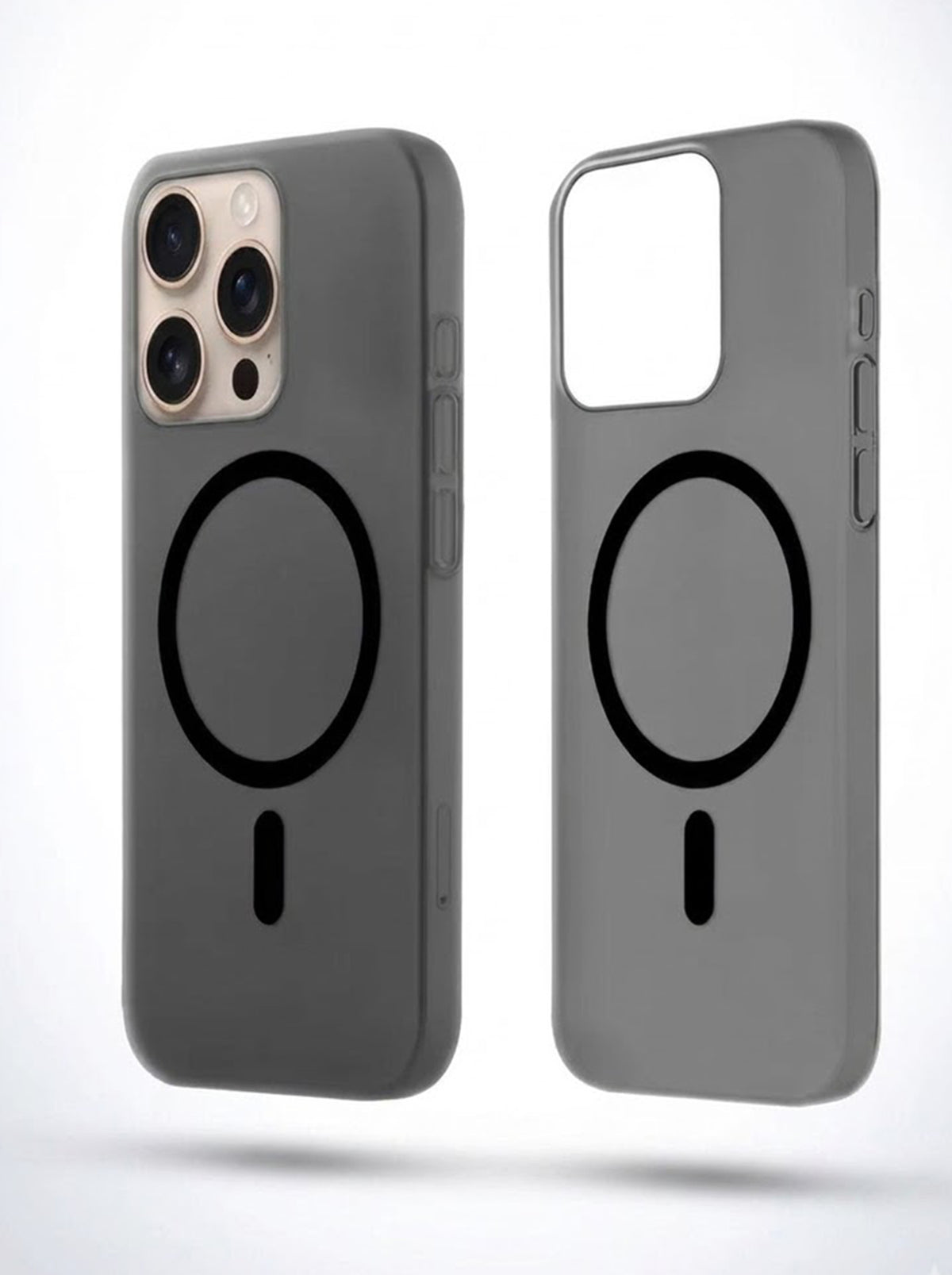iPhone 16 Pro Max Case | Slim Matte | Magnetic Wireless Charging | IC Support | Black