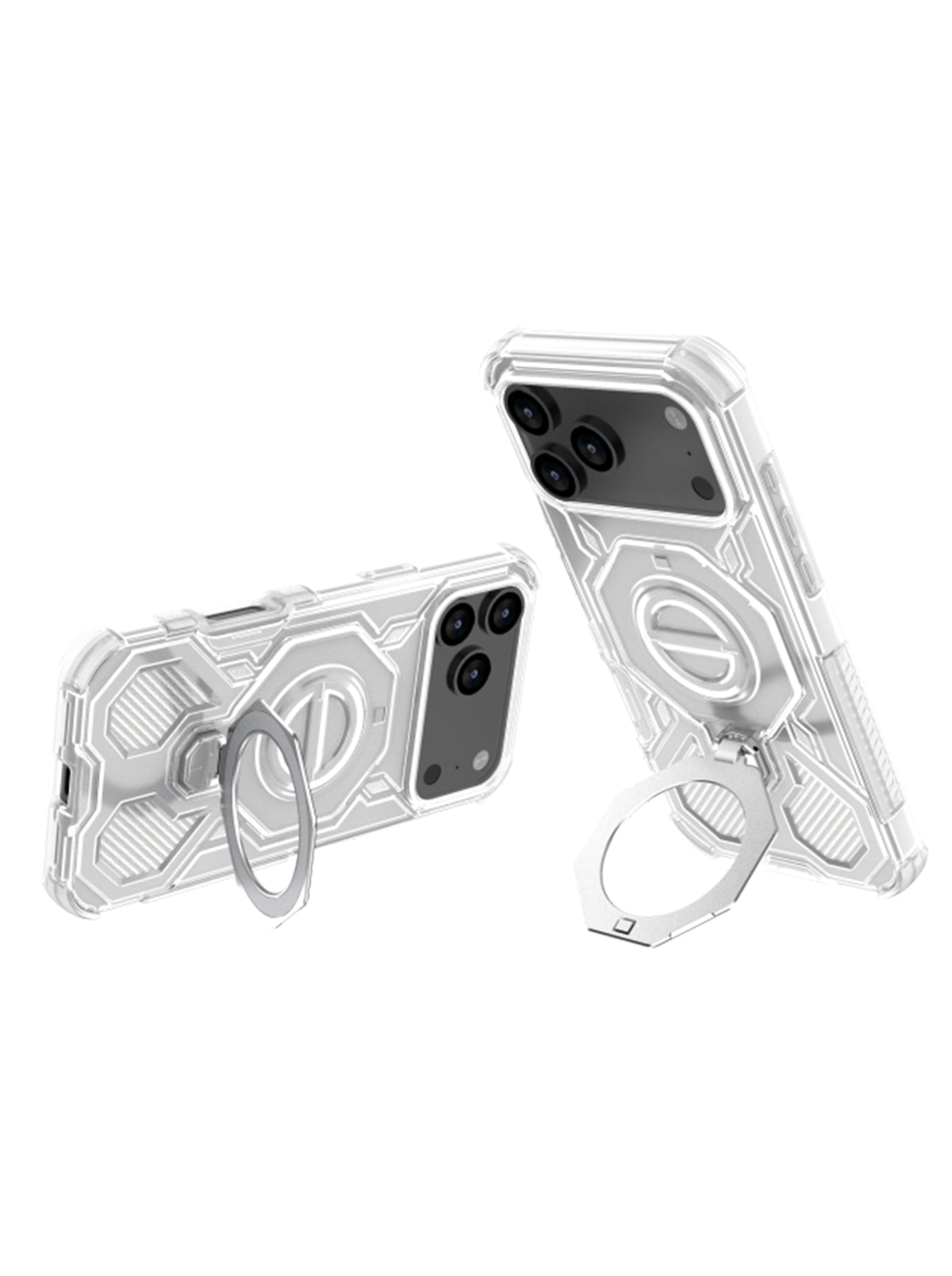 iPhone 17 Pro | High Quality Magnetic Stand | Full Protection | TPU+PC Case