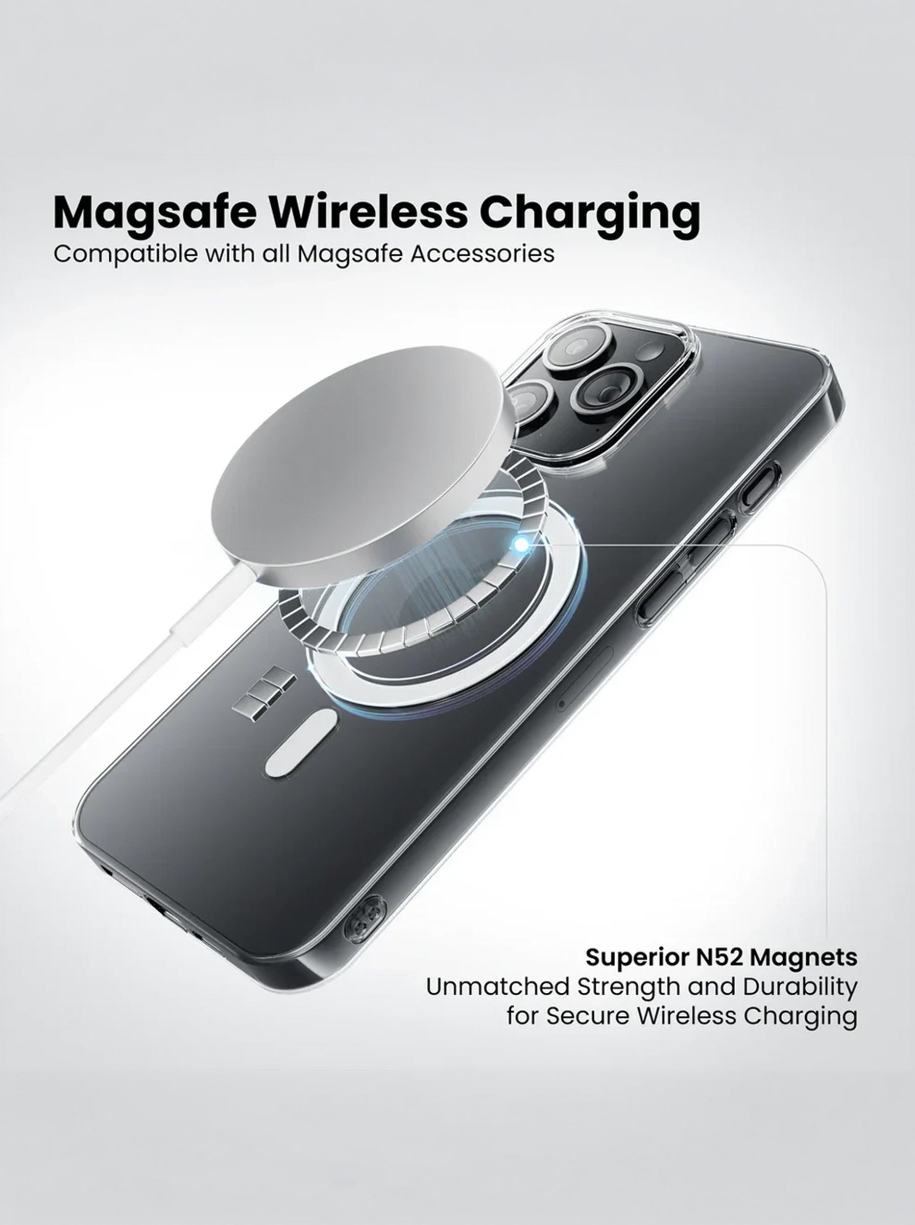 iPhone 14 Pro Max | Clear Hard PC Case | Anti-Yellow | MagSafe Compatible