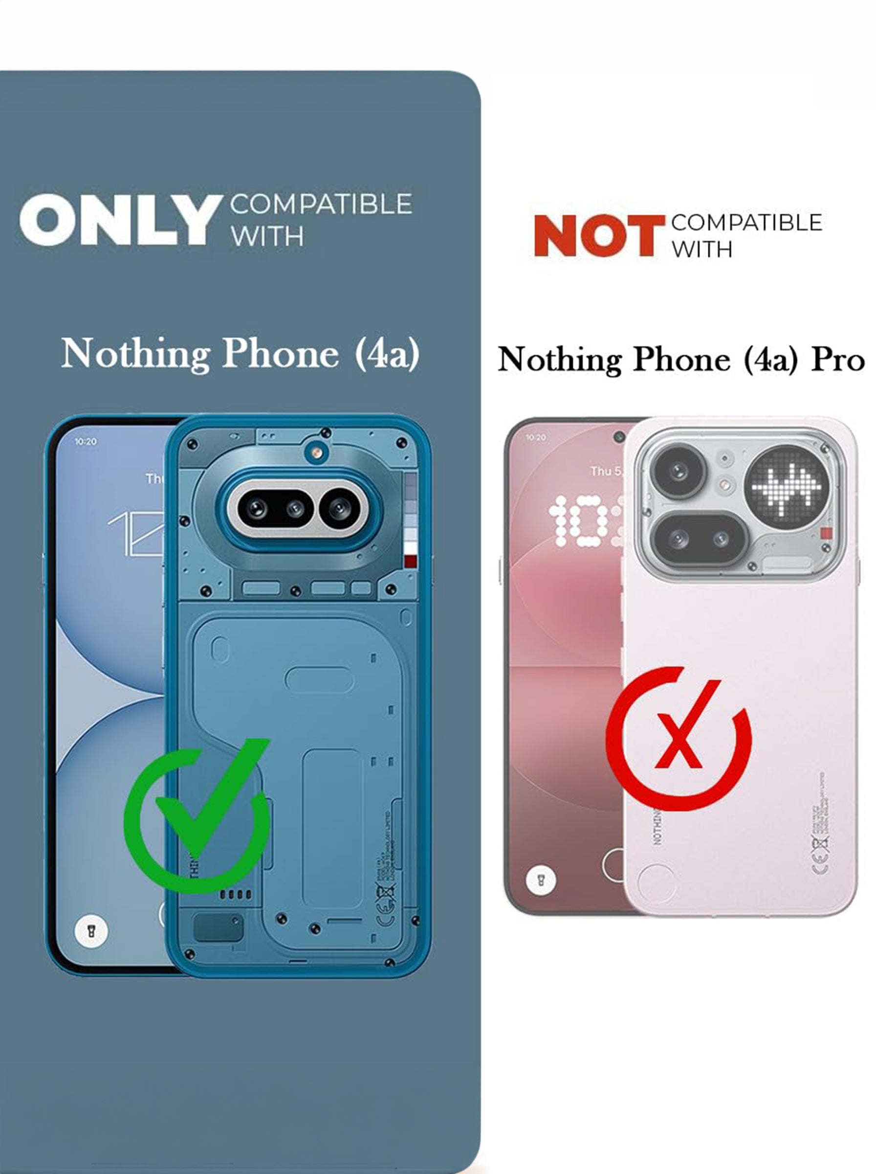 Nothing 4A | Anti-Yellow Clear Hard PC Case | MagSafe Compatible