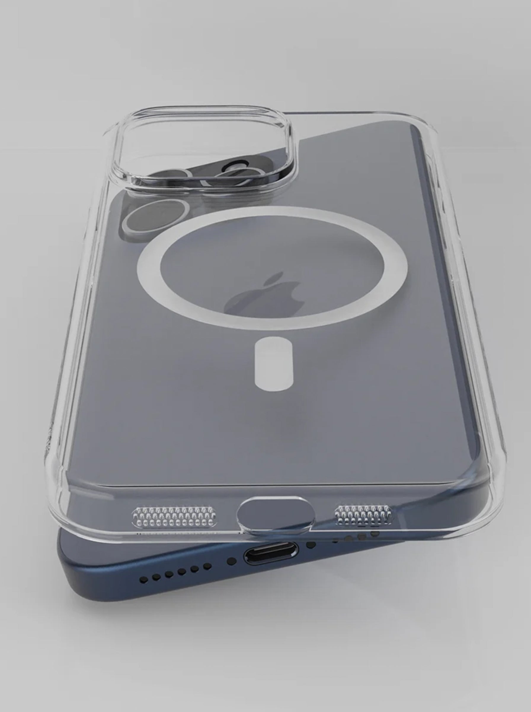 iPhone 15 Pro Max | Anti-Yellow | Magsafe working | Clear Hard Case