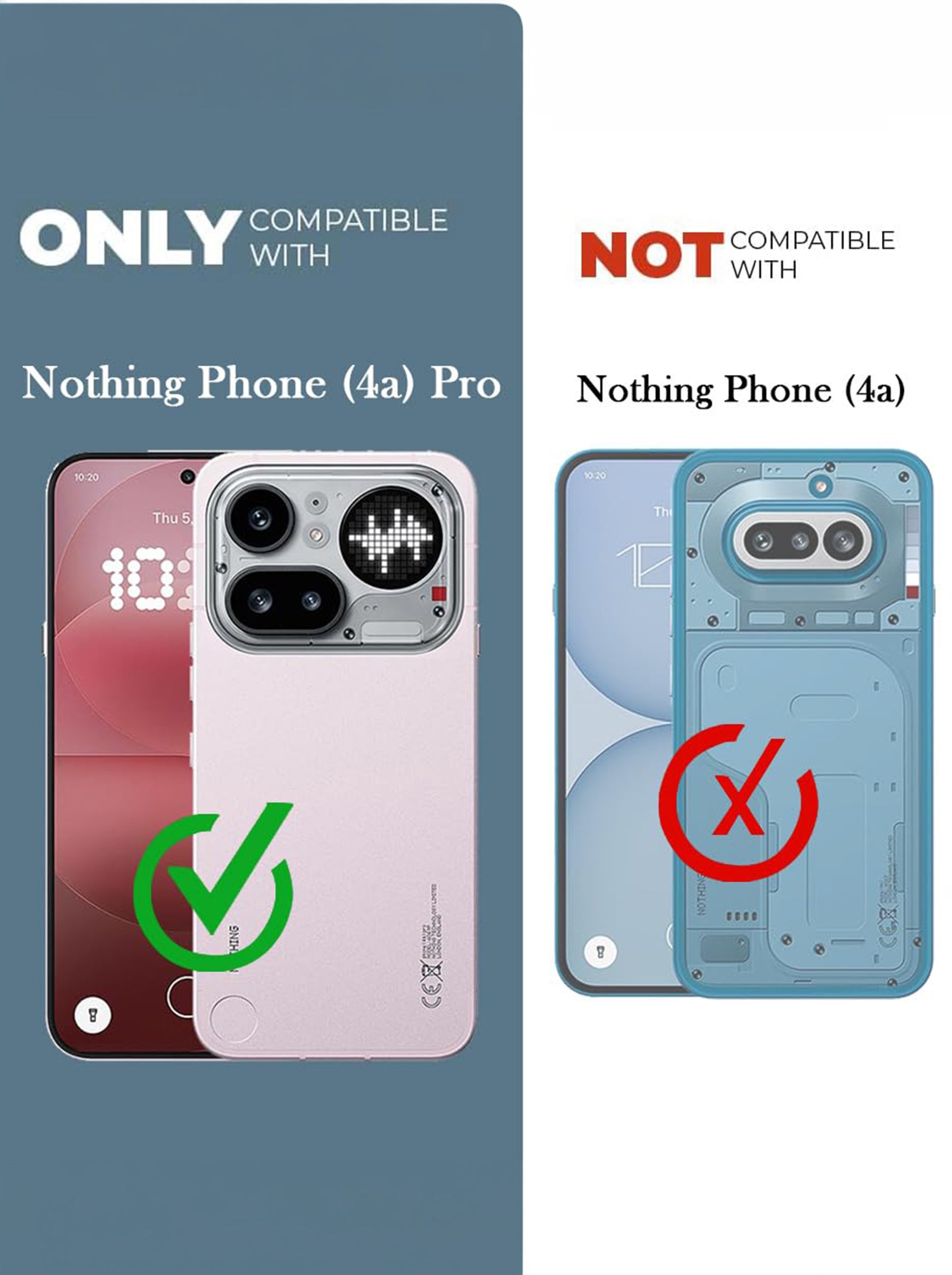 Nothing 4A Pro | Anti-Yellow Clear Hard PC Case | MagSafe Compatible