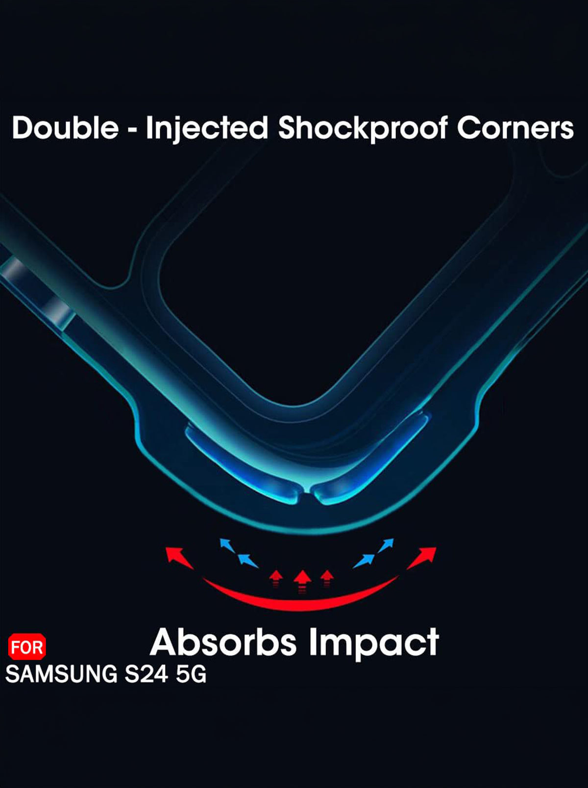 Samsung S24 | PC + TPU | Clear Transparent | 360 Edges Protection | Phone Bumper Case (Transparent)