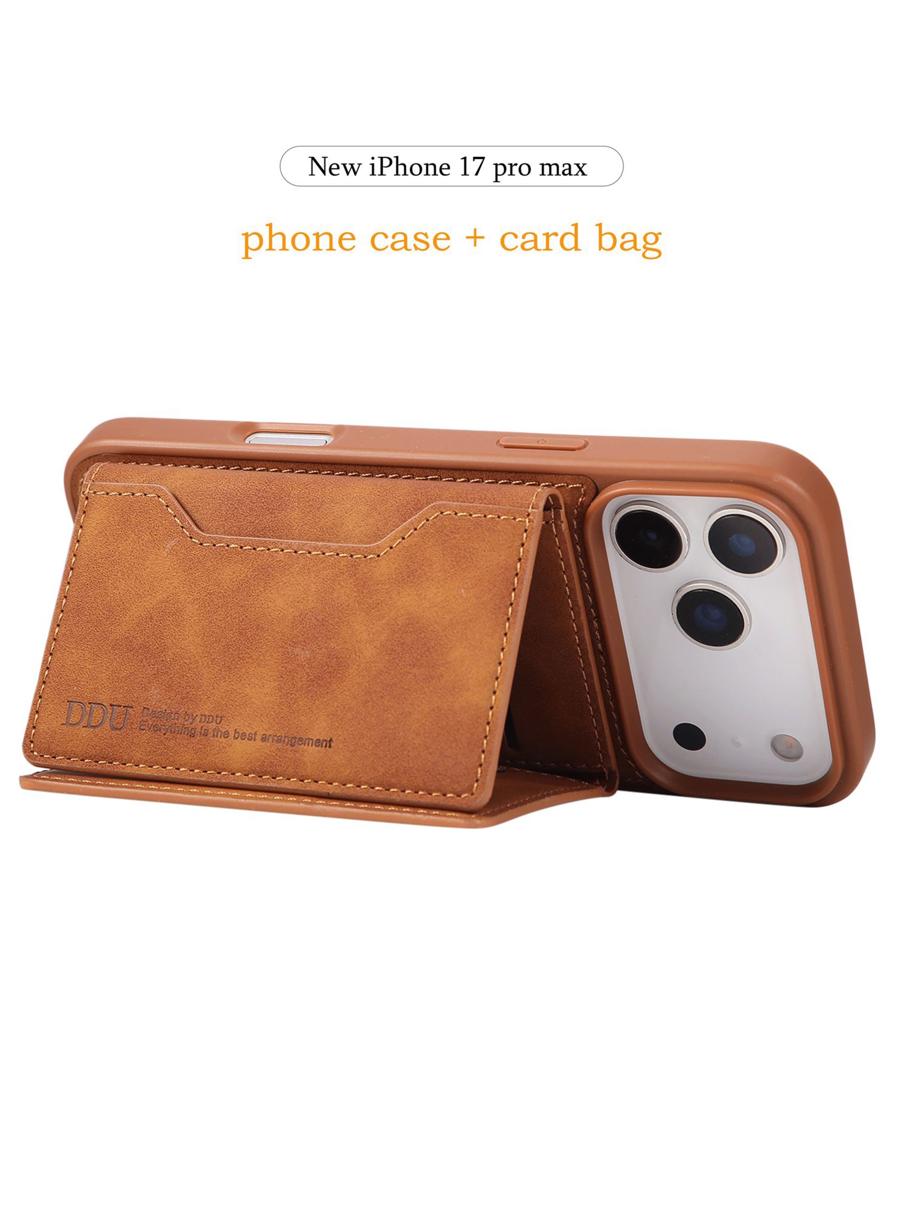 iPhone 17 Pro Max | DDU Wallet Case | Brown Color