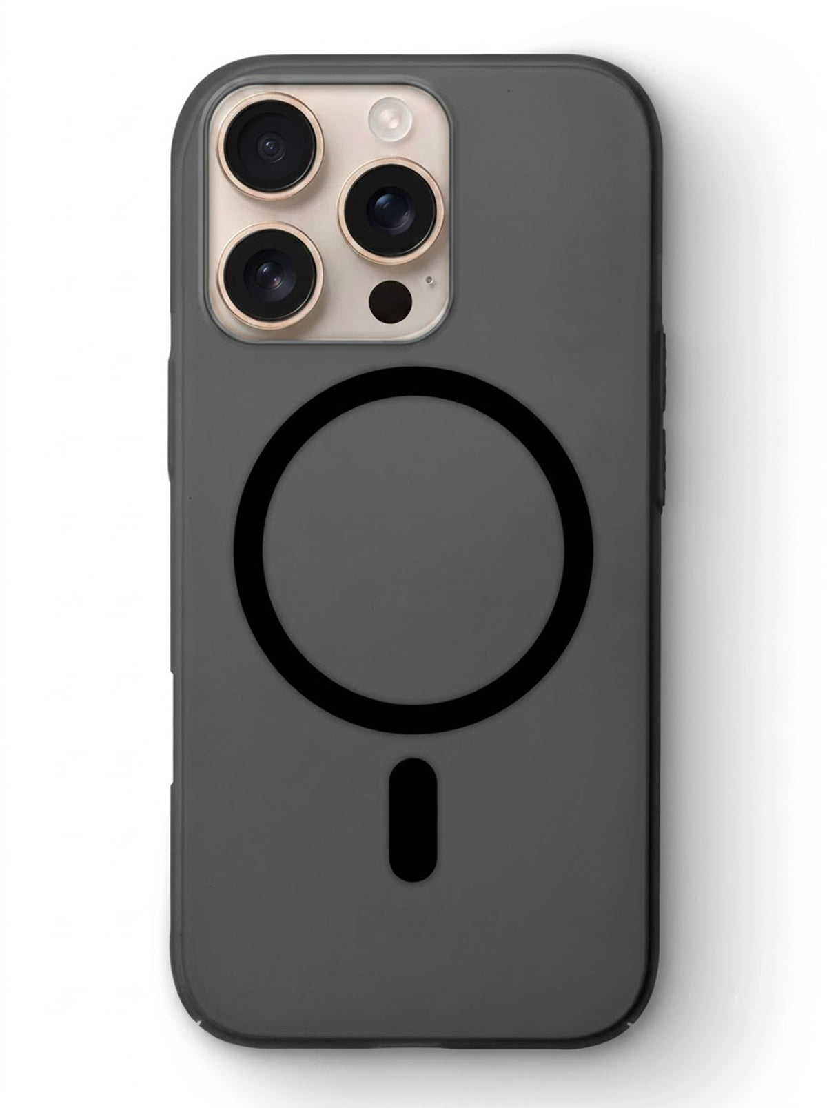 iPhone 16 Pro Max Case | Slim Matte | Magnetic Wireless Charging | IC Support | Black
