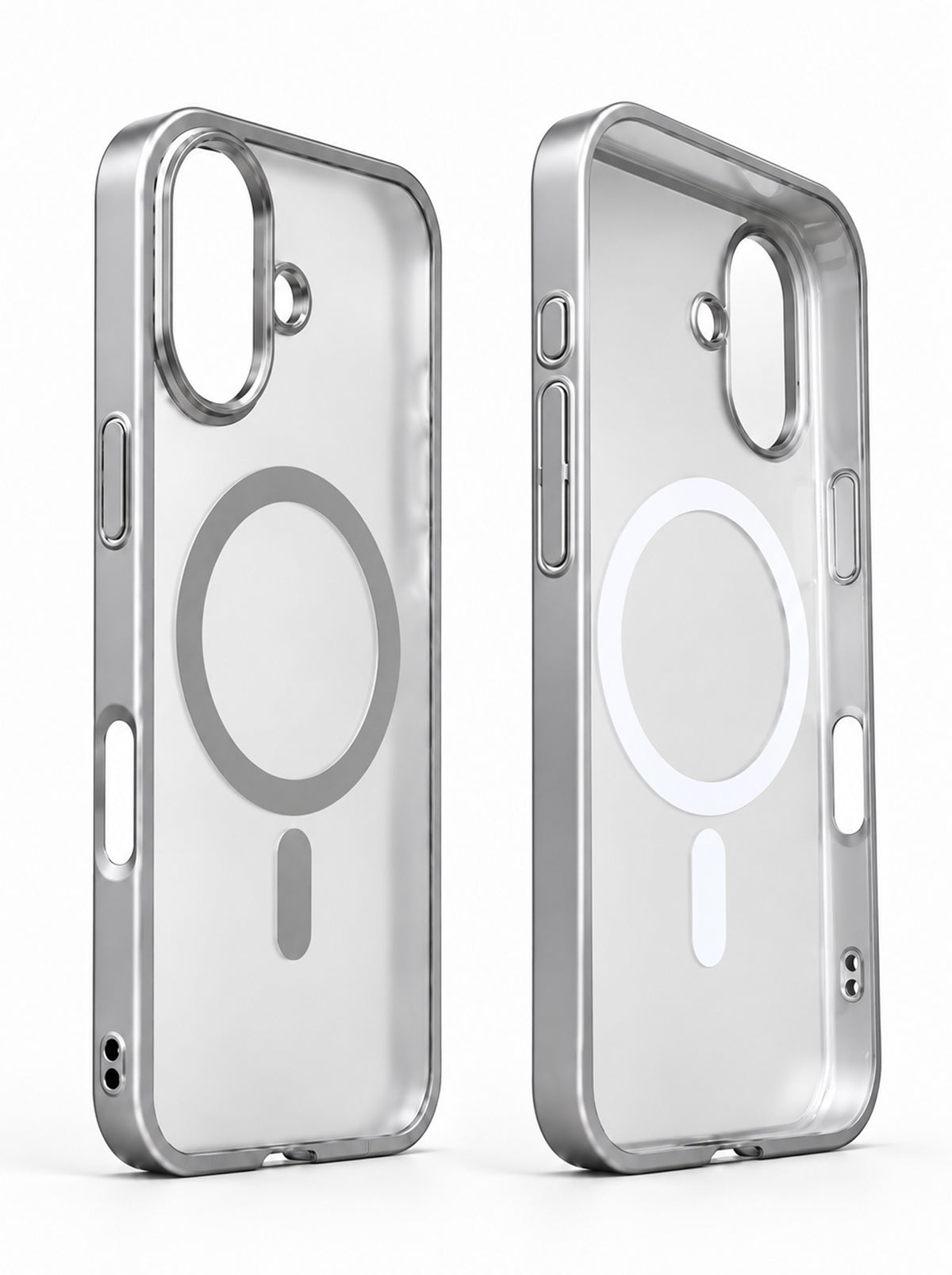 iPhone 17 | Metallic phone case with MagSafe | Light Gray