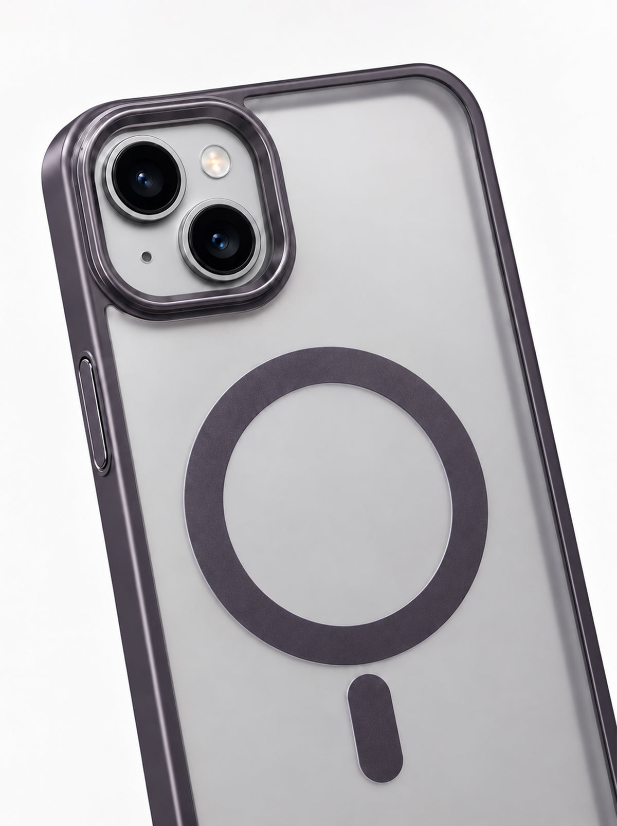 iPhone 15 | Metallic phone case with MagSafe | Brown