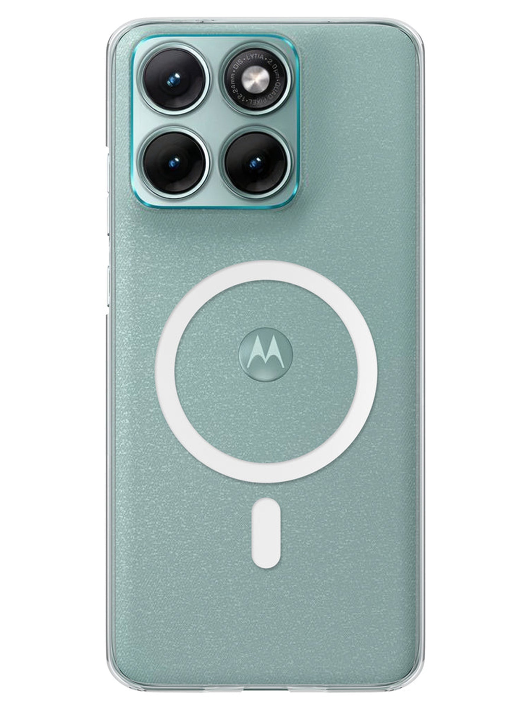 Moto Edge 70 Fusion | Clear Hard PC Case | Anti-Yellow | MagSafe Compatible