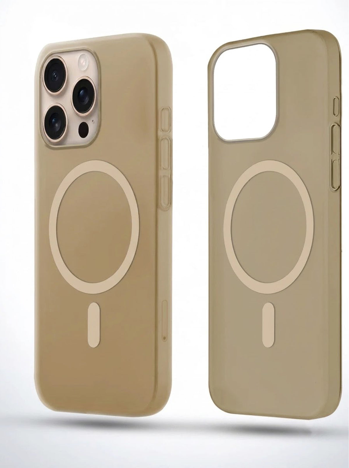 iPhone 16 Pro Max Case | Slim Matte | Magnetic Wireless Charging | IC Support | Desert Gold