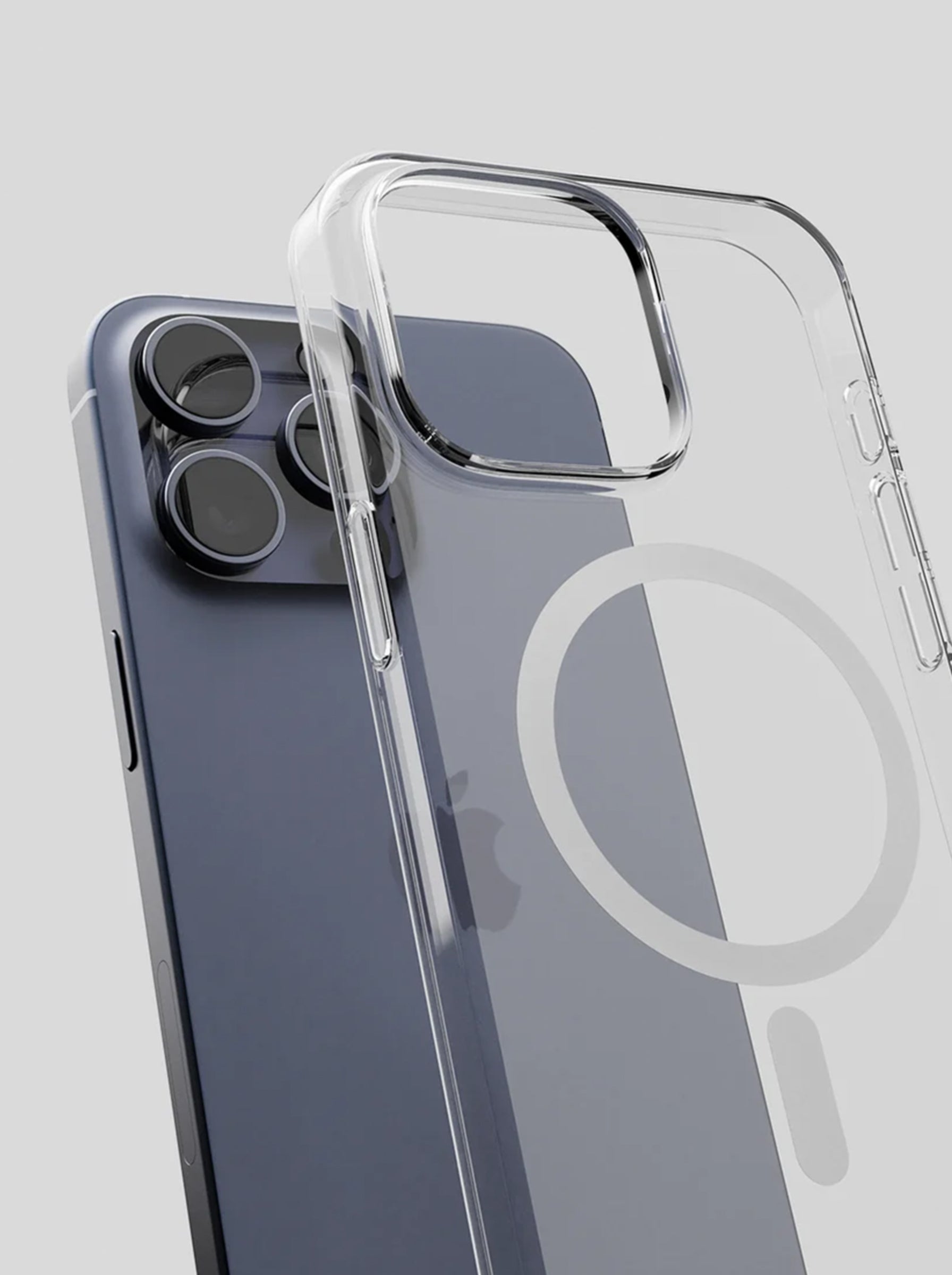 iPhone 15 Pro Max | Anti-Yellow | Magsafe working | Clear Hard Case