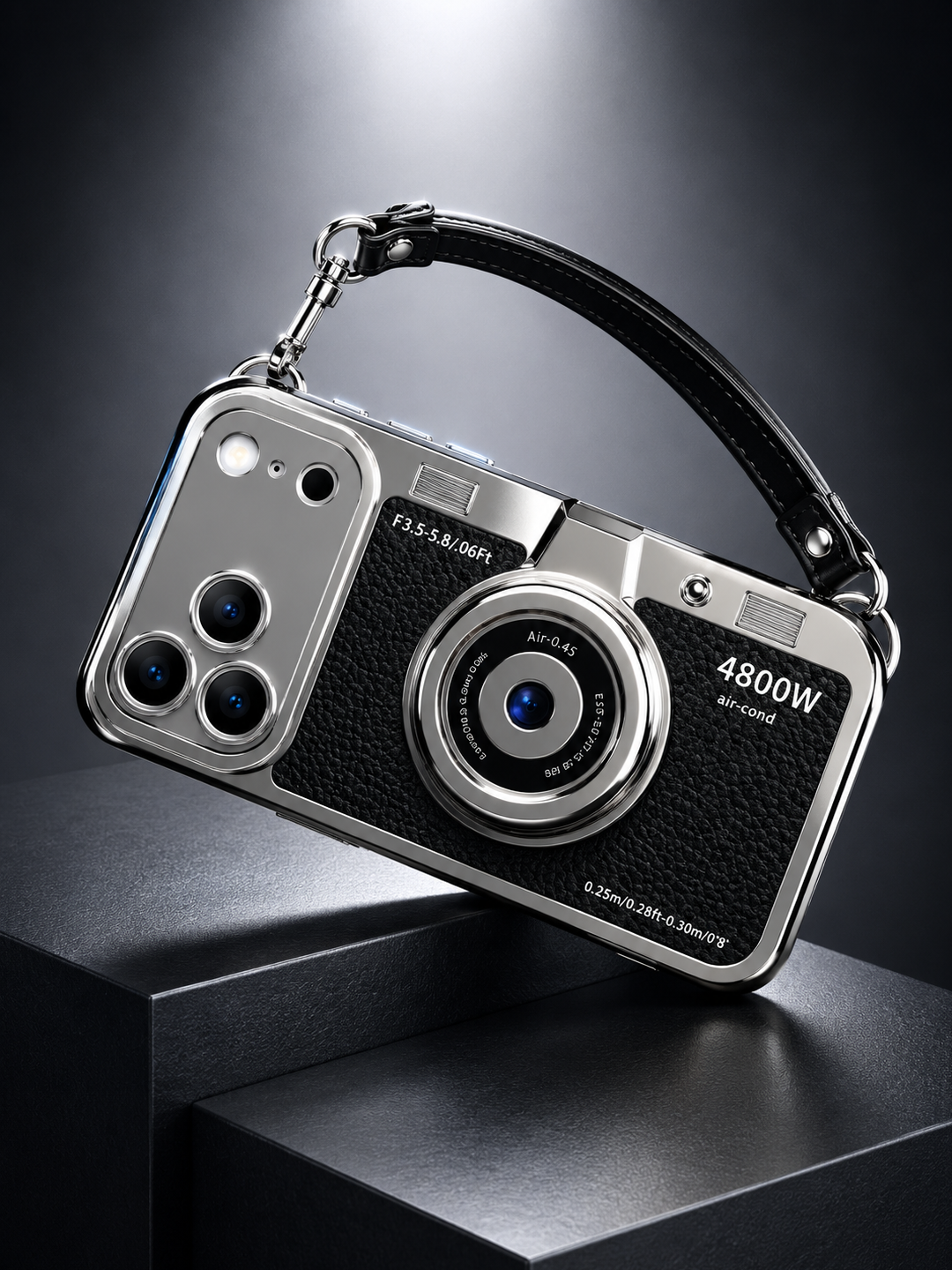 iPhone 17 Pro Max | Camera Style Case | Black