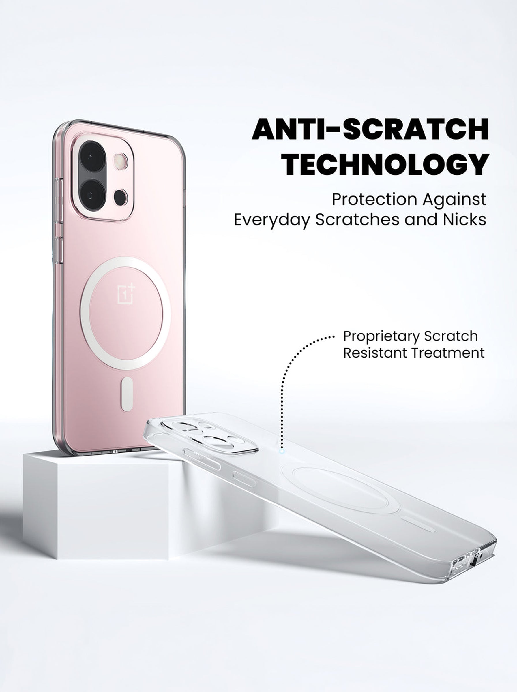 One Plus Nord 6 | Clear Hard PC Case | Anti-Yellow | MagSafe Compatible