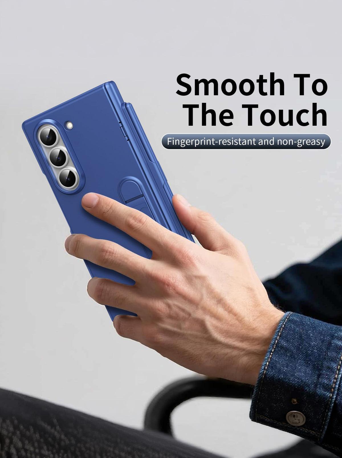 Samsung Galaxy Z Fold 7 | Full Body Protection | Screen Protector | Hinge Protection | Kickstand | Stylus | Blue