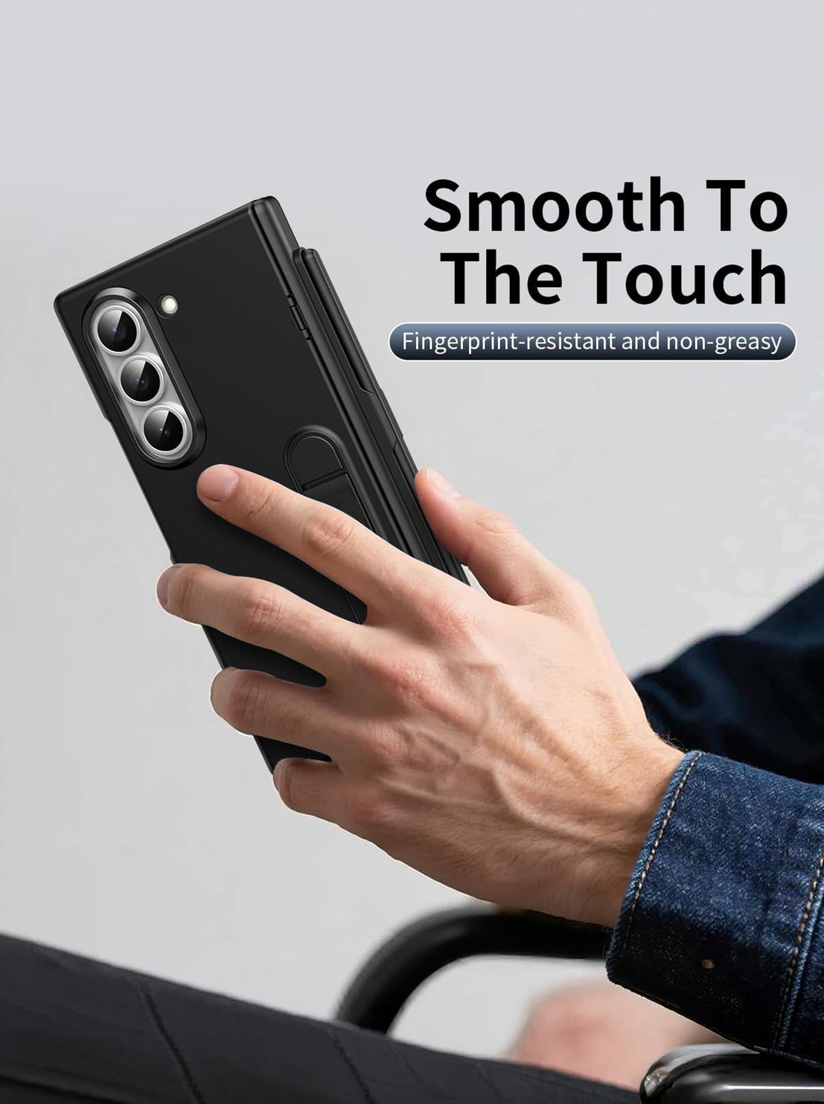 Samsung Galaxy Z Fold 7 | Full Body Protection | Screen Protector | Hinge Protection | Kickstand | Stylus | Black