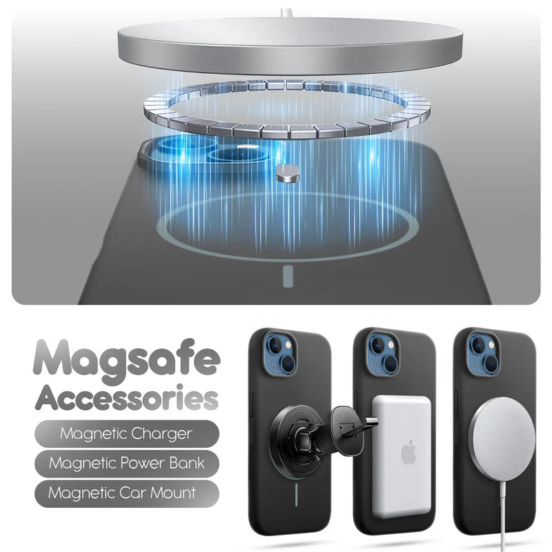 iPhone 14 Silicone Case With IC Working