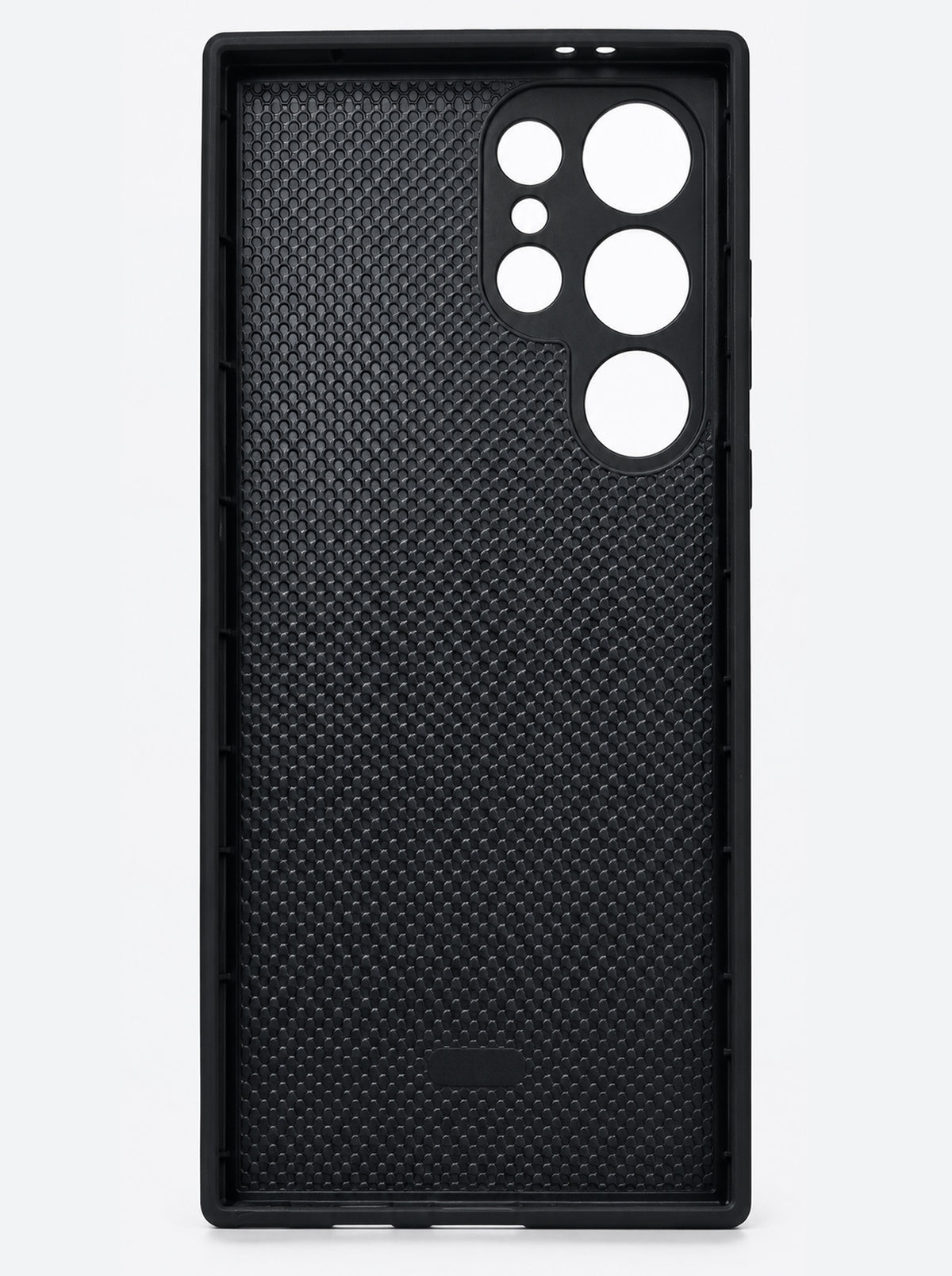 Samsung S24 Ultra | Dual-ton Case | Leather Back | Metal Camera Lens Protection | Black