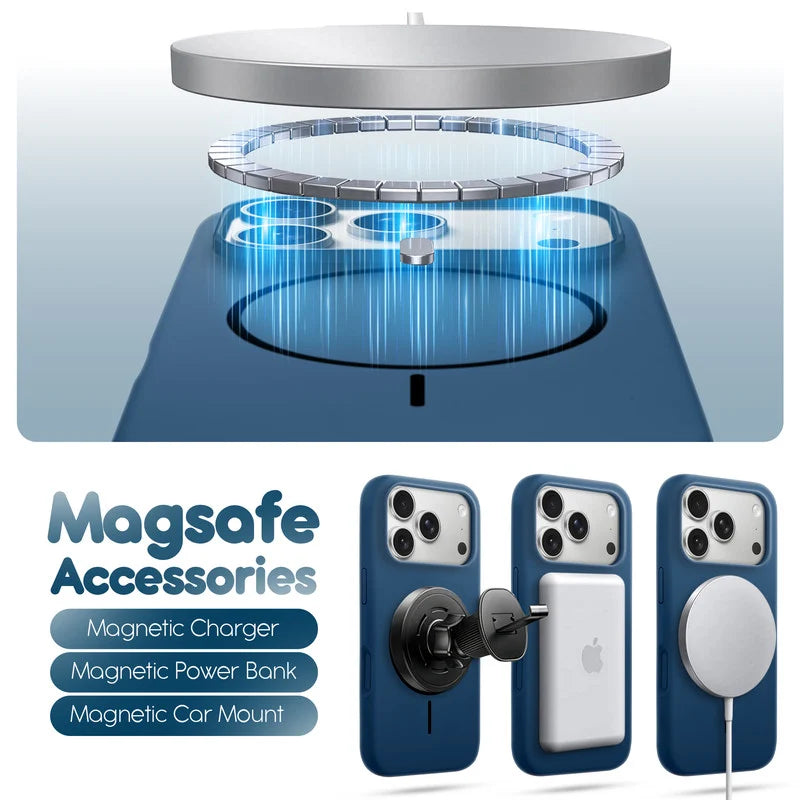 iPhone 17 Pro Silicone Case With IC Working