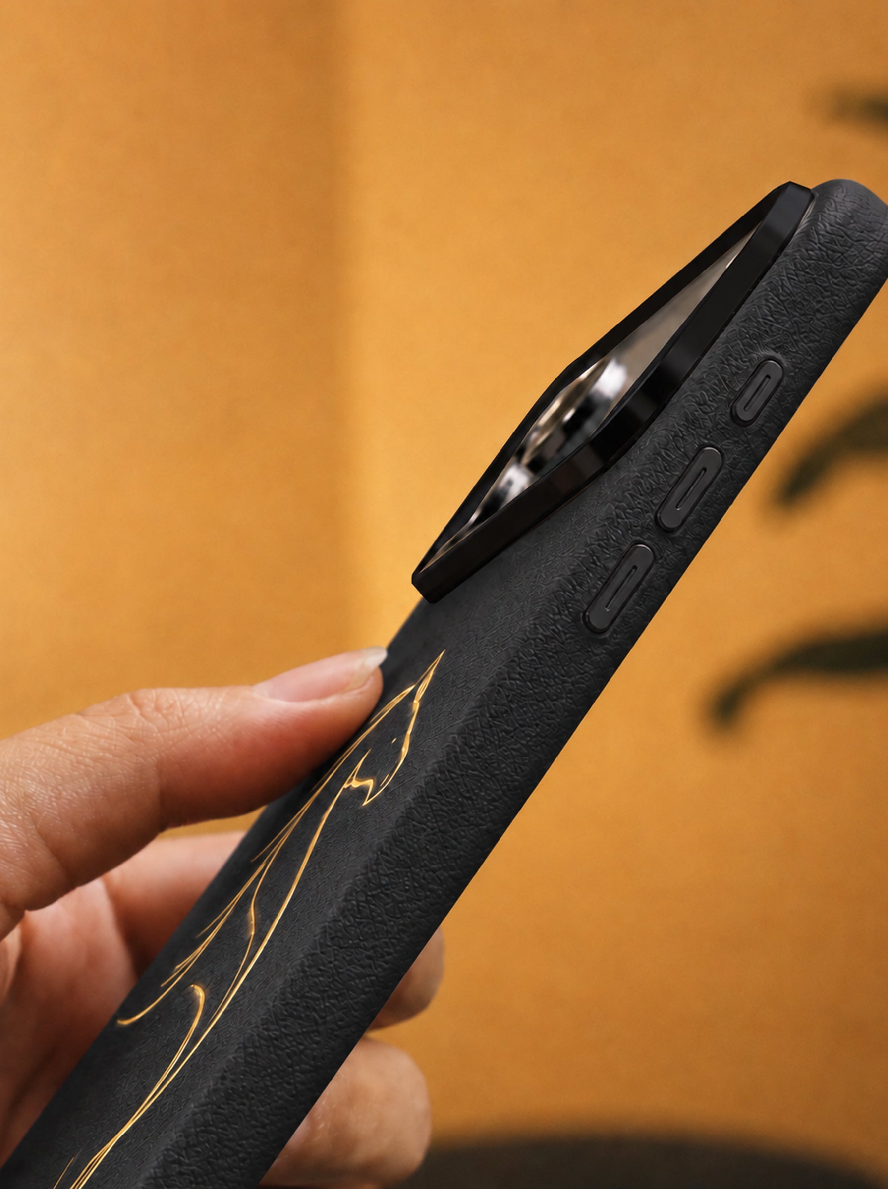 iPhone 17 Pro Max | Luxury Horse Premium Leather Case with Hidden MagSafe |  Black