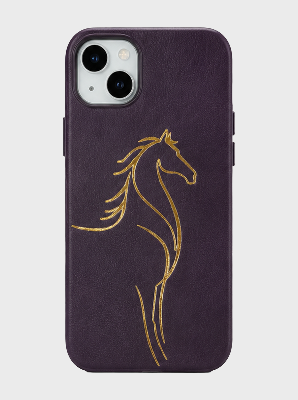 iPhone 13 | Luxury Horse Premium Leather Case with Hidden MagSafe | Brown