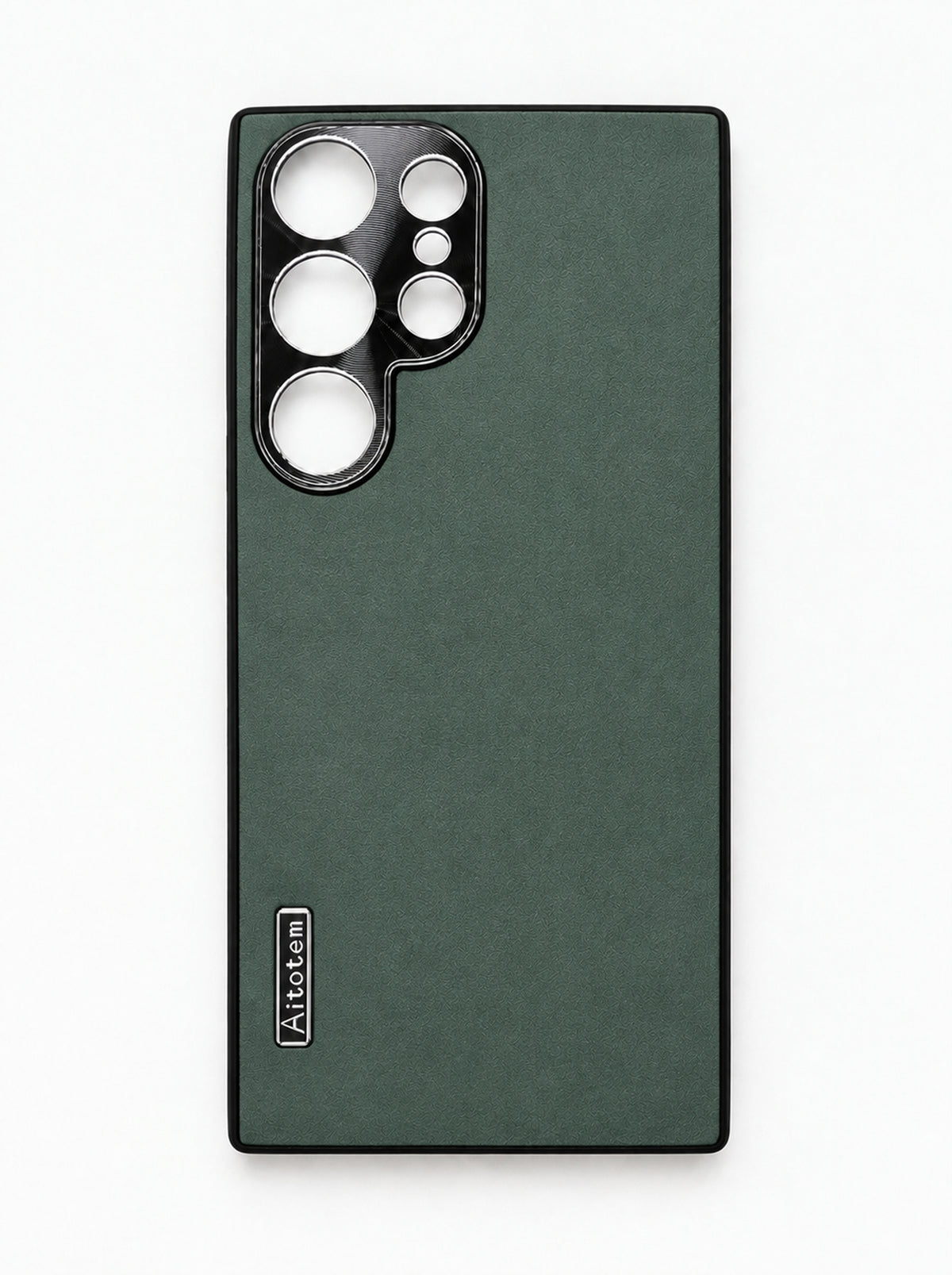 Samsung S24 Ultra | Dual-ton Case | Leather Back | Metal Camera Lens Protection | Sea Green