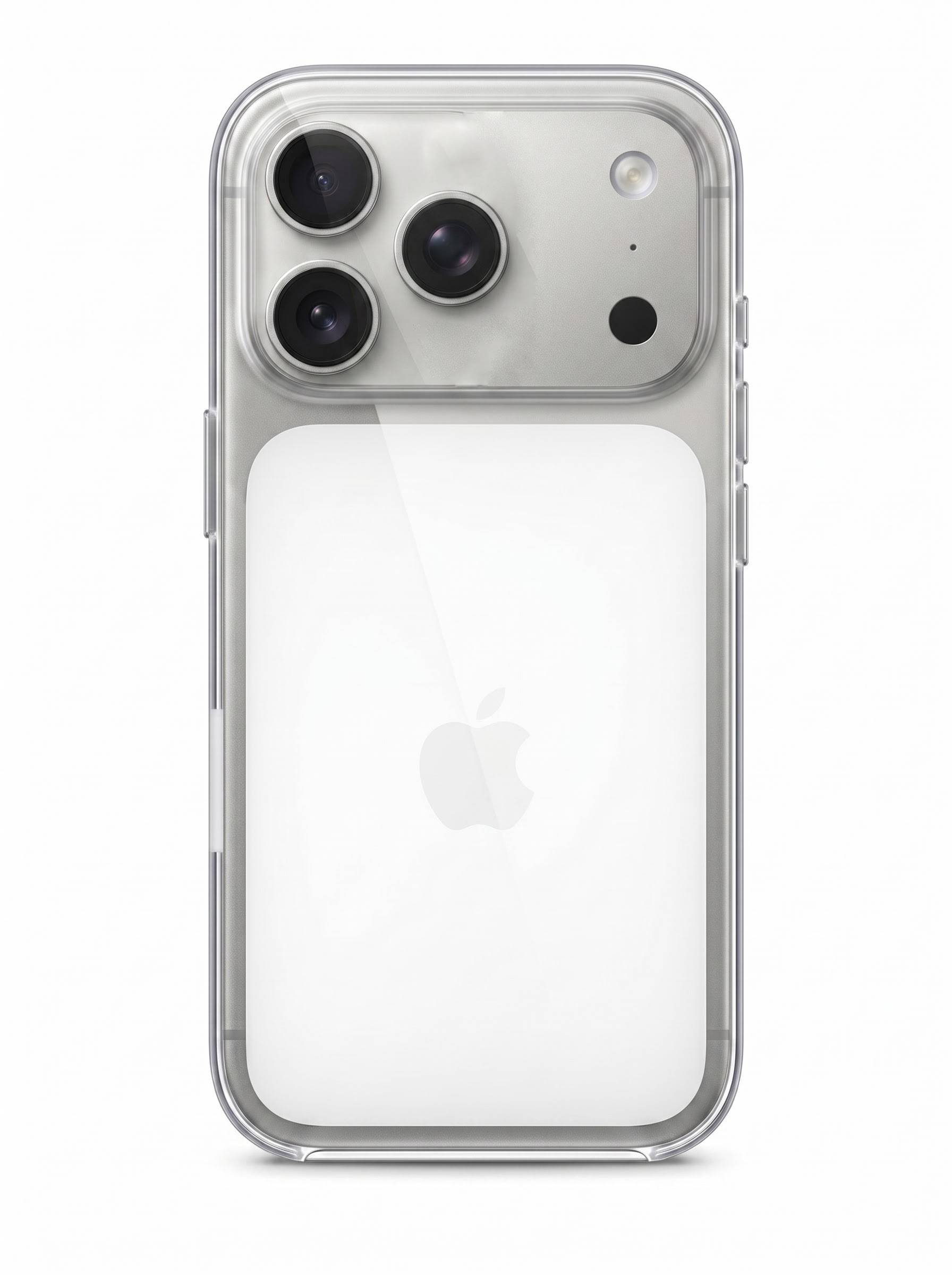 iPhone 17 Pro Max | Ai Button Anti-Yellow Case and wireless Charging | White