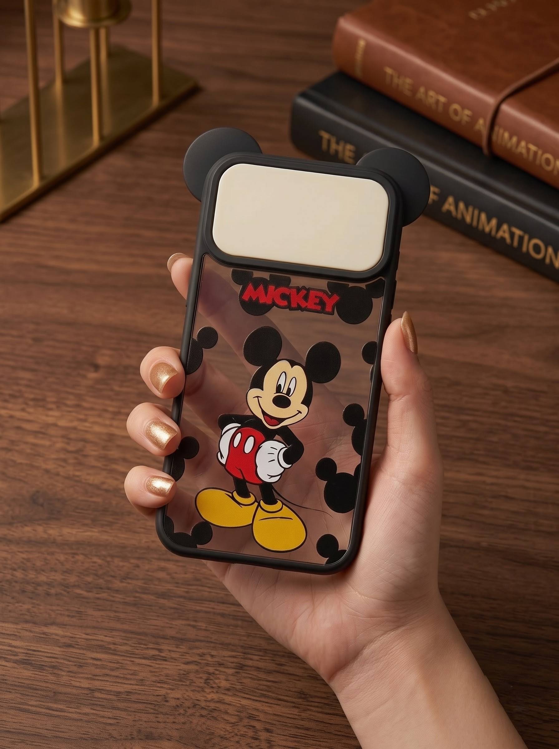 CUTE ROUND EAR MICKEY MOUSE CASES