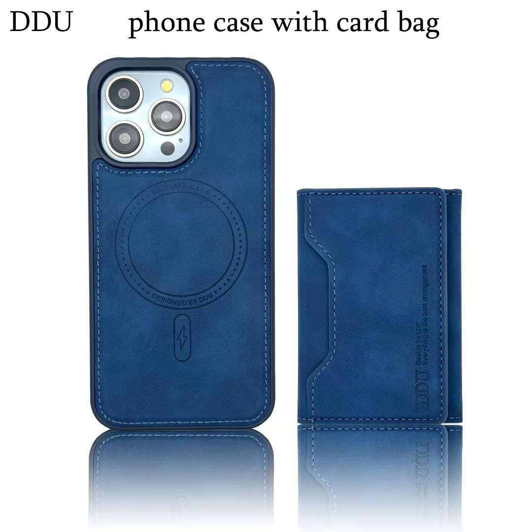 DDU Wallet Case with Wireless Charging for iPhone 17 Pro Max | Blue Color