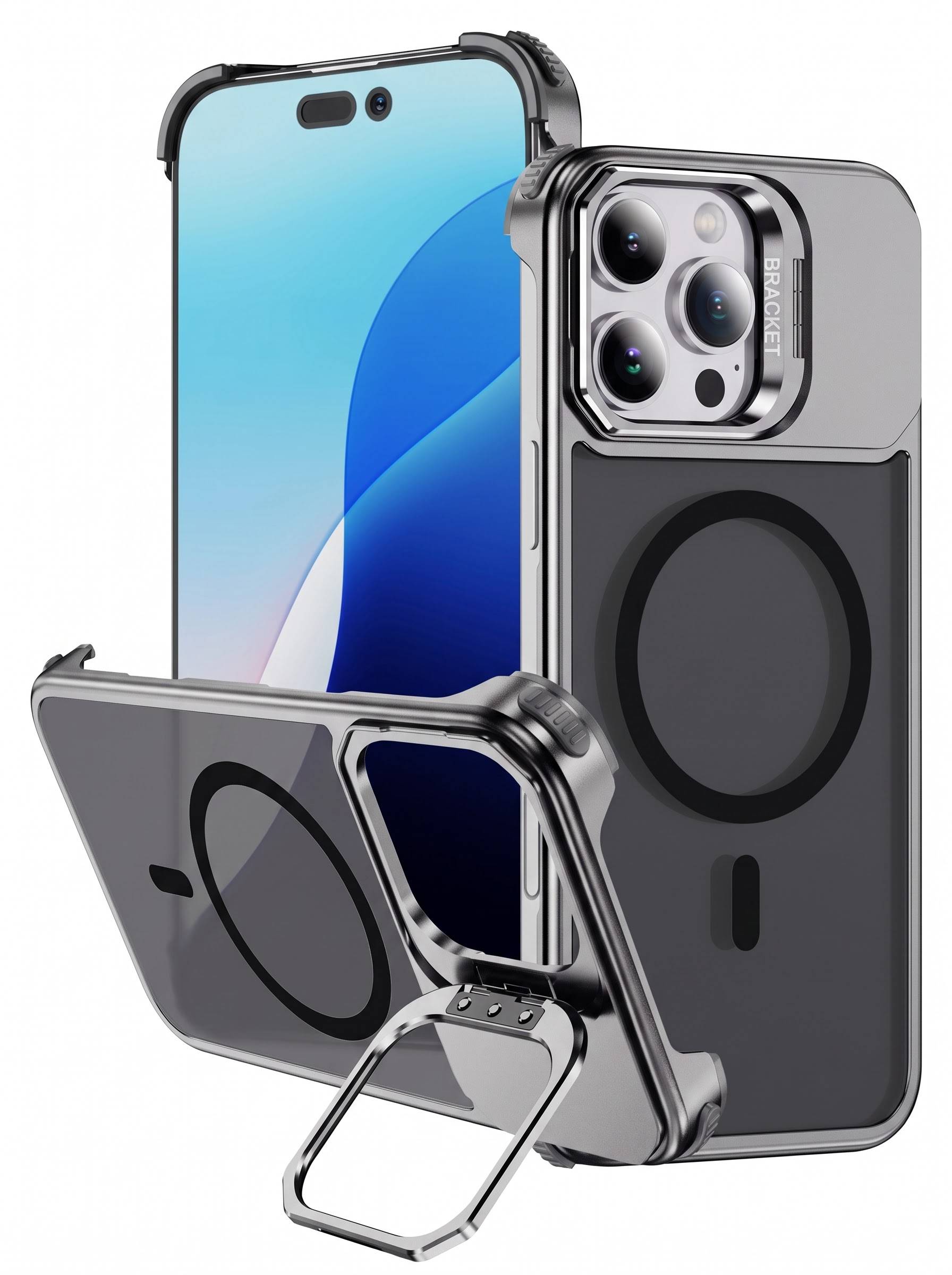 Metal Kick Stand Case