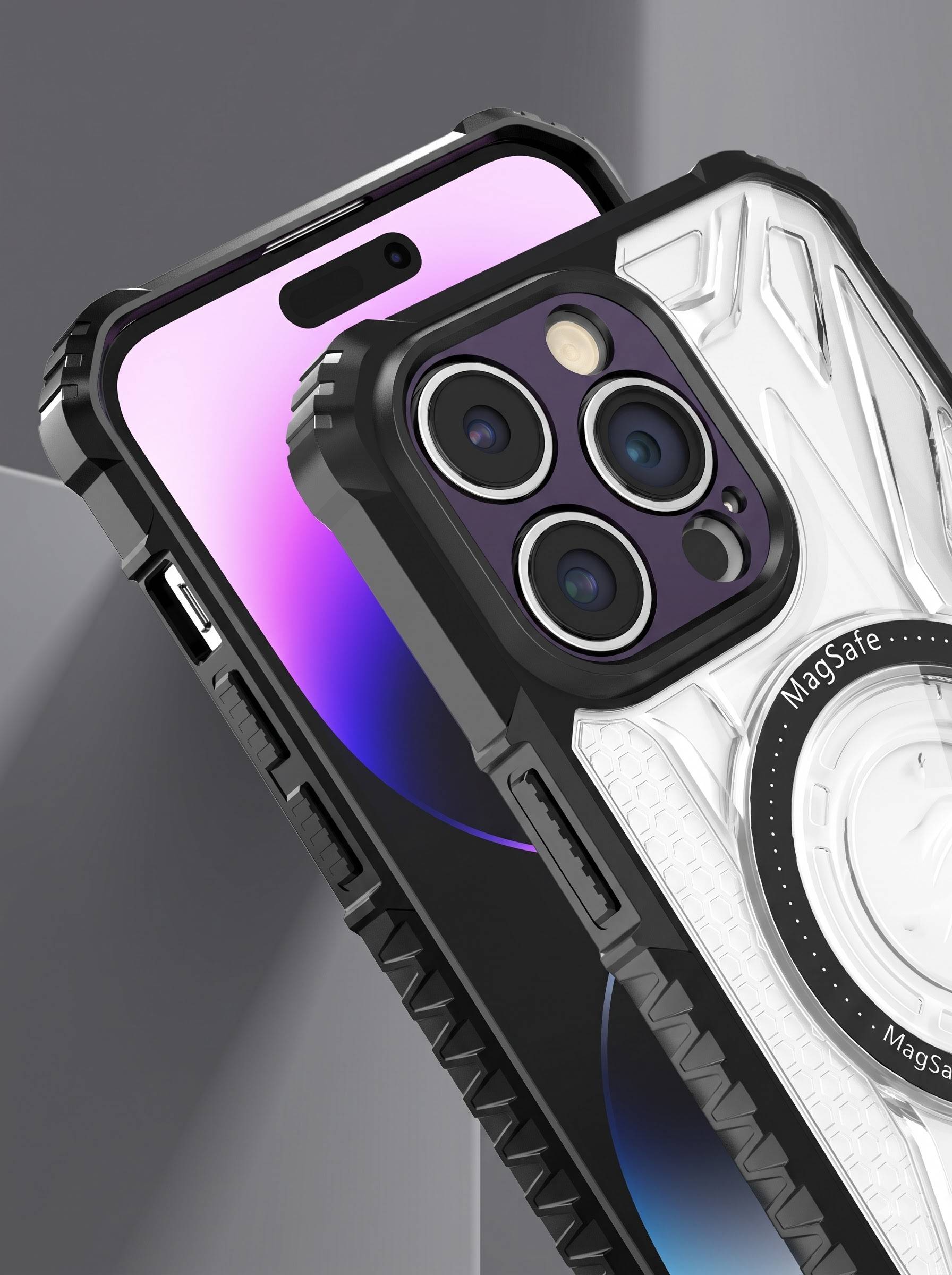 360 Armor Case With Magsafe For iPhone 14 Pro | Black