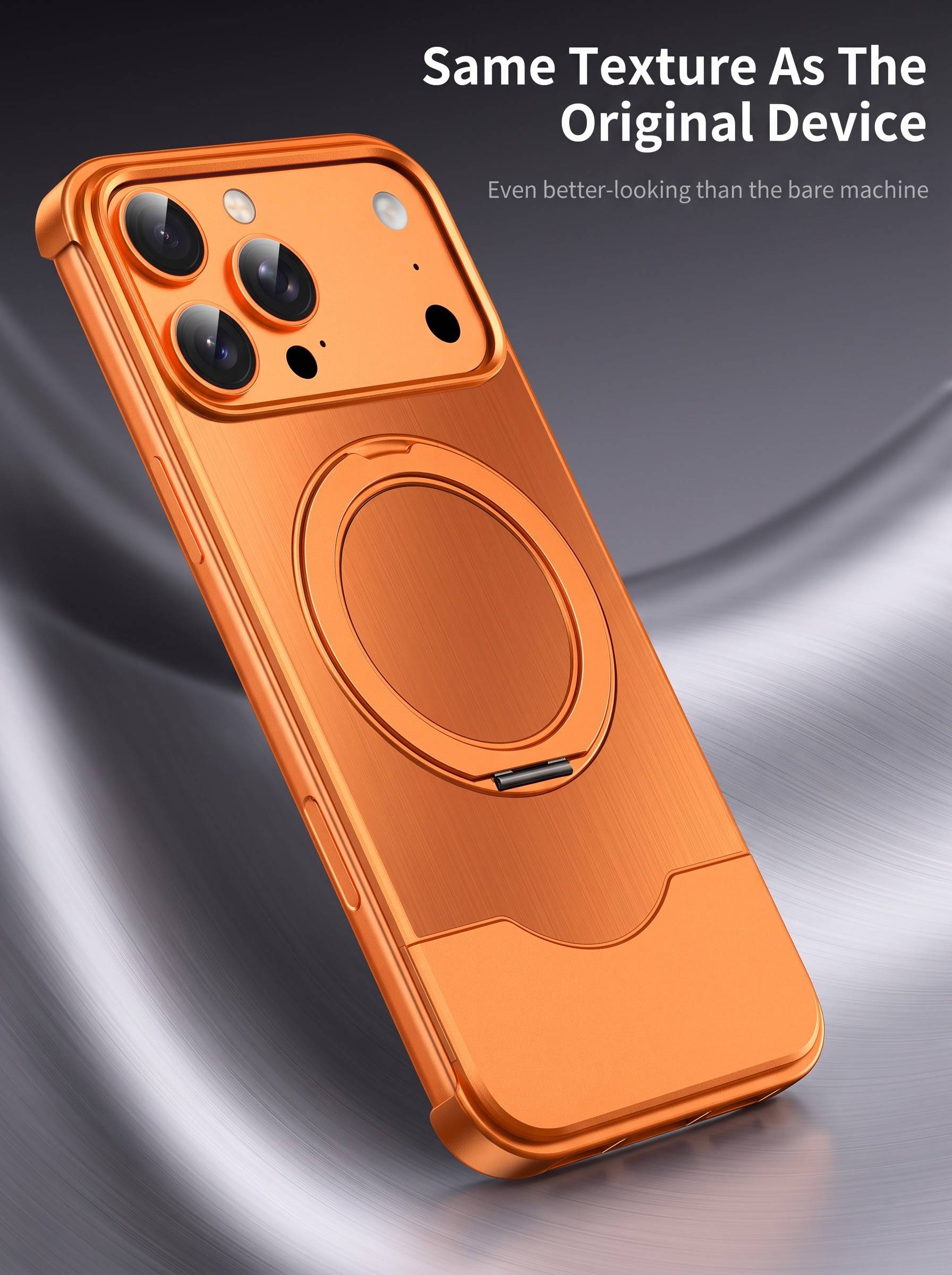 Aluminium metal lock case with 360stand