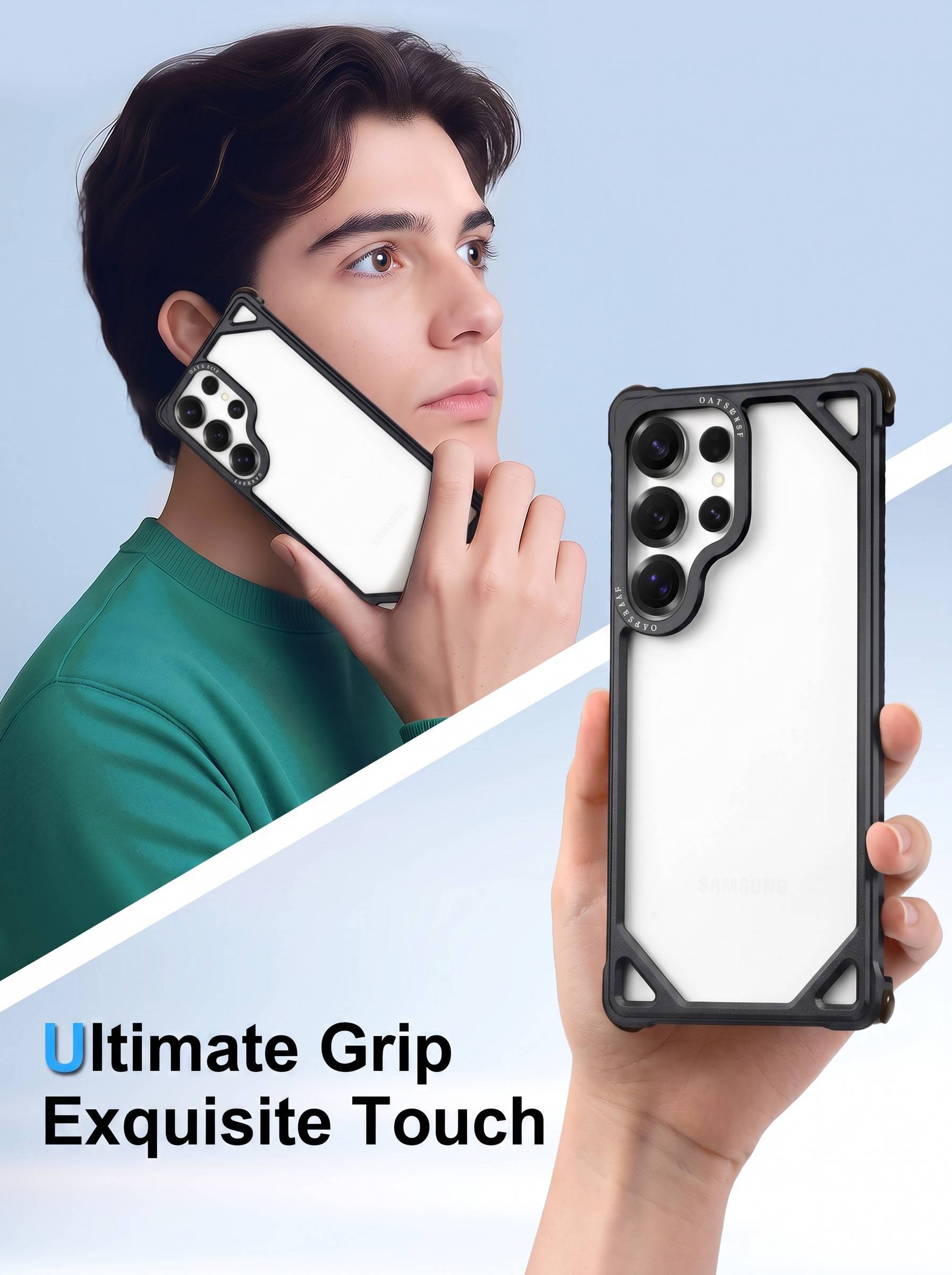 Metal Framed Phone Case For Samsung