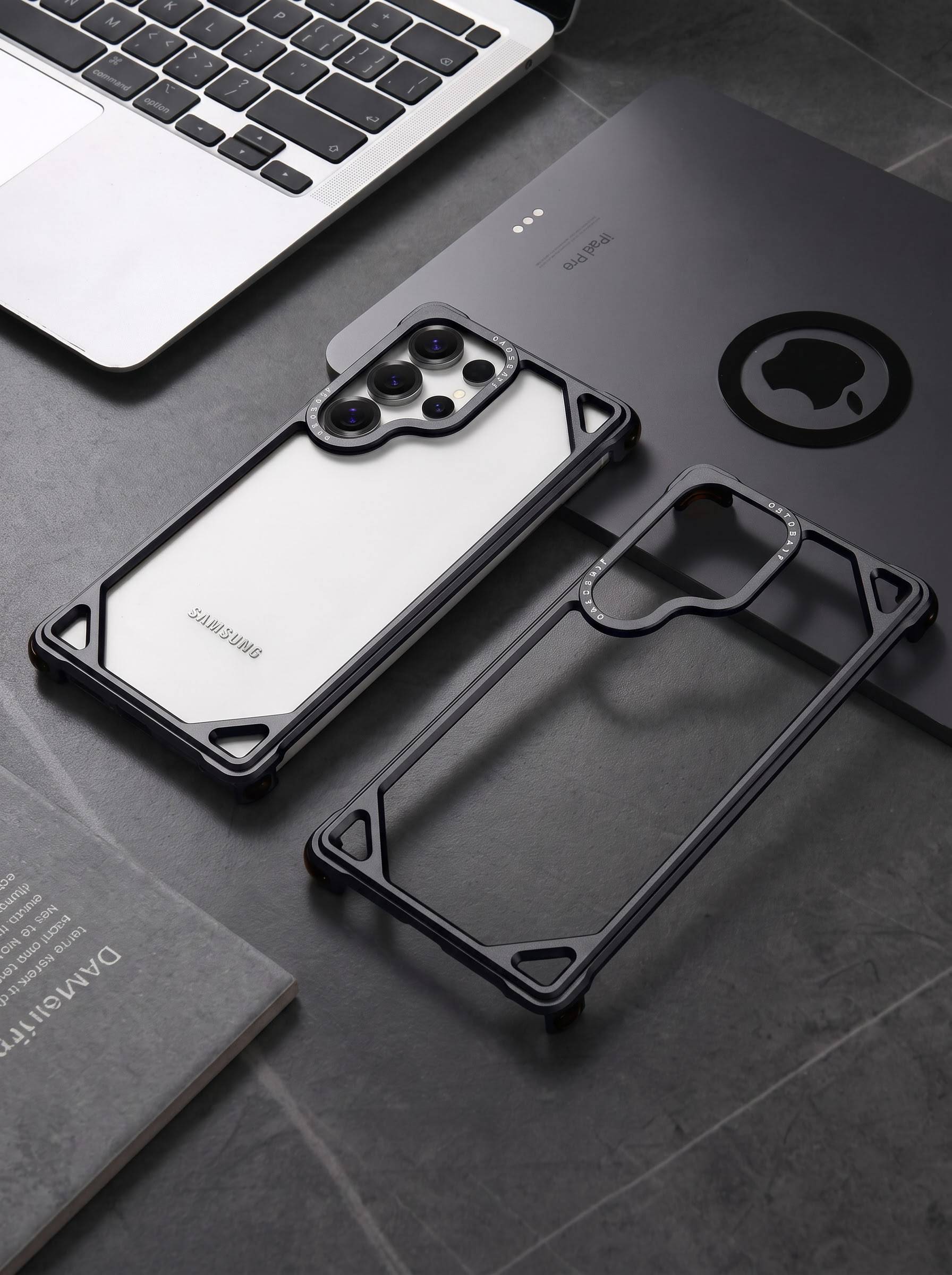 Metal Framed Phone Case For Samsung