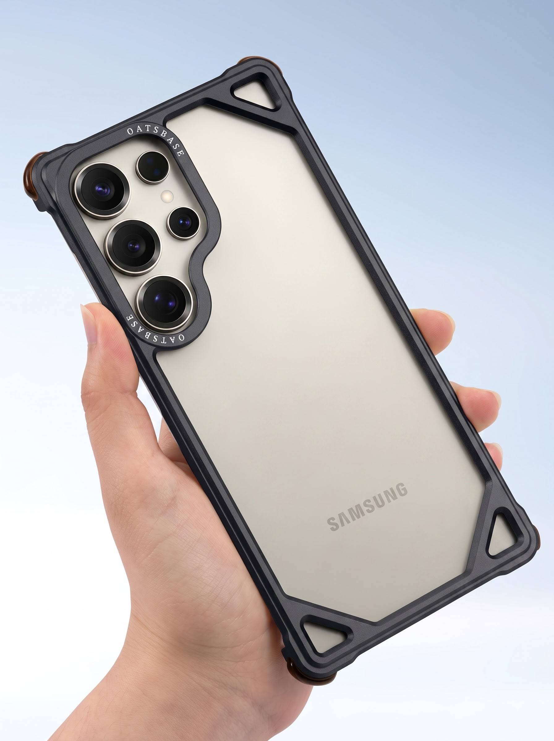 Metal Framed Phone Case For Samsung
