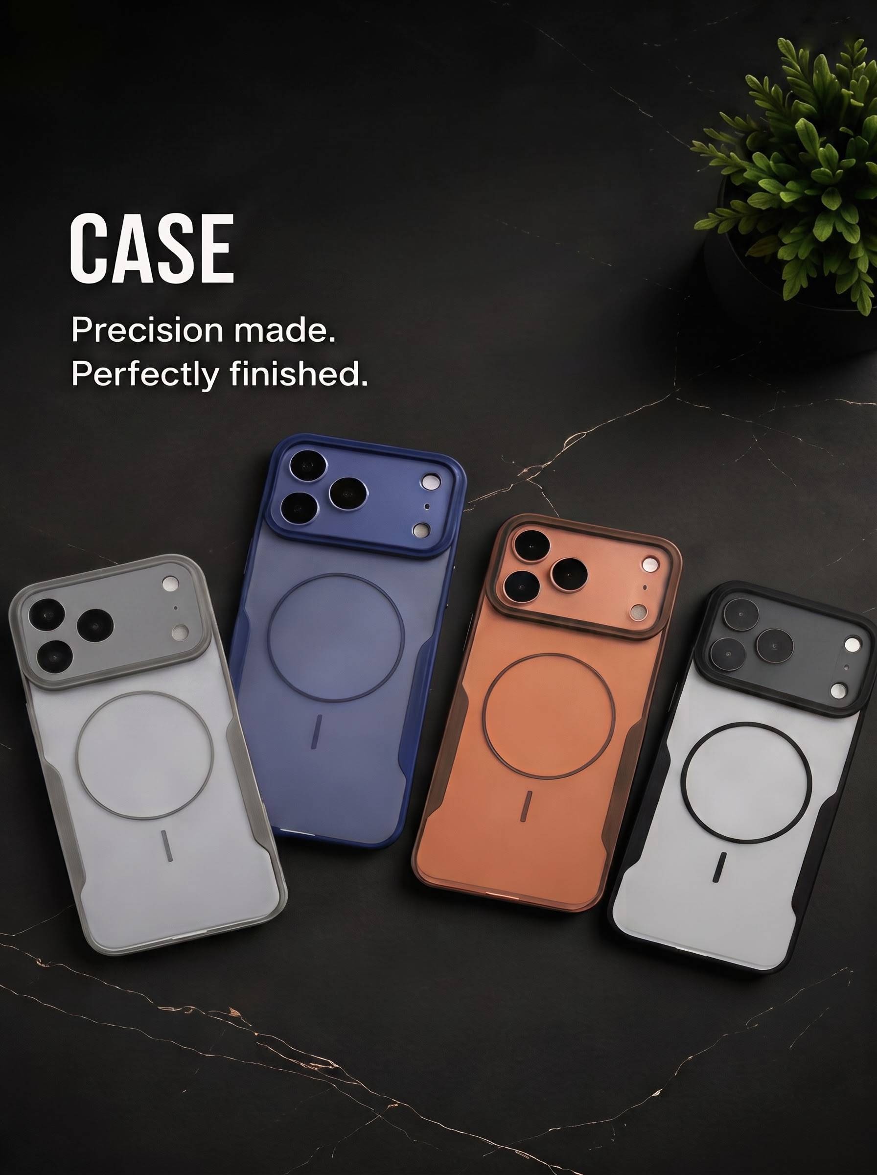 Matte Back Case with Magsafe print