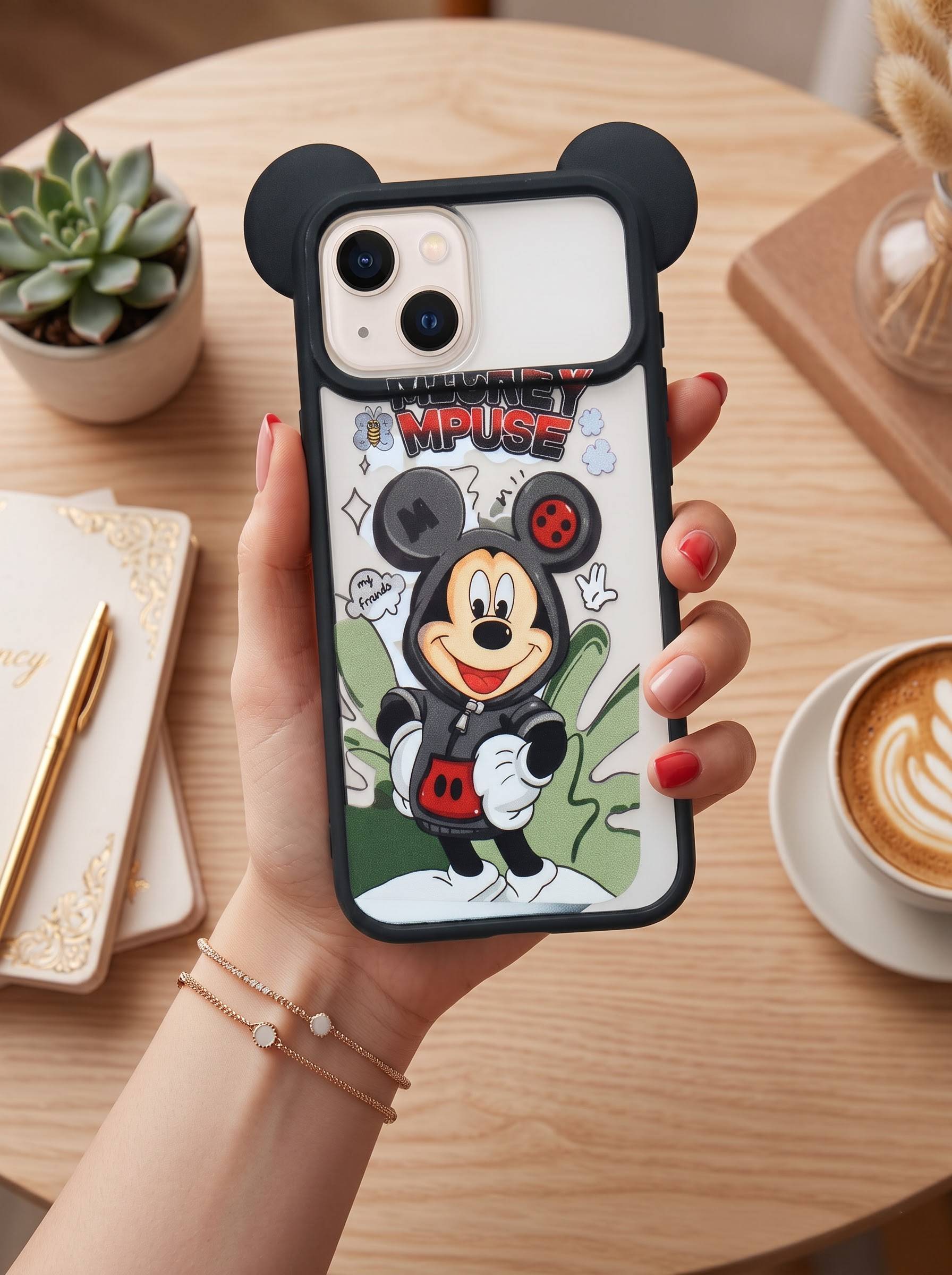 CUTE CARTOON MICKEY MOUSE EAR COVER