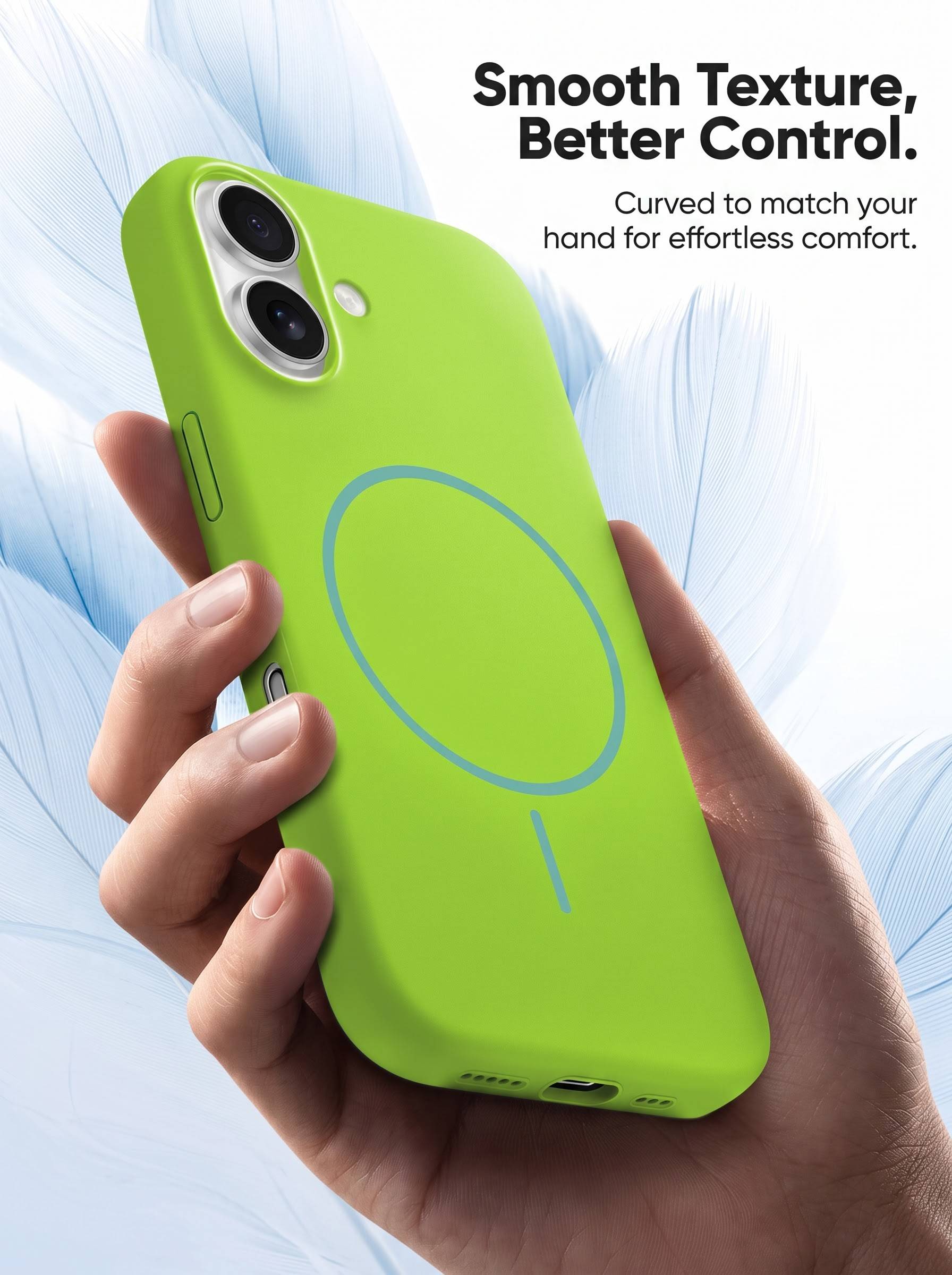 iPhone 17 Silicone Case With IC Working