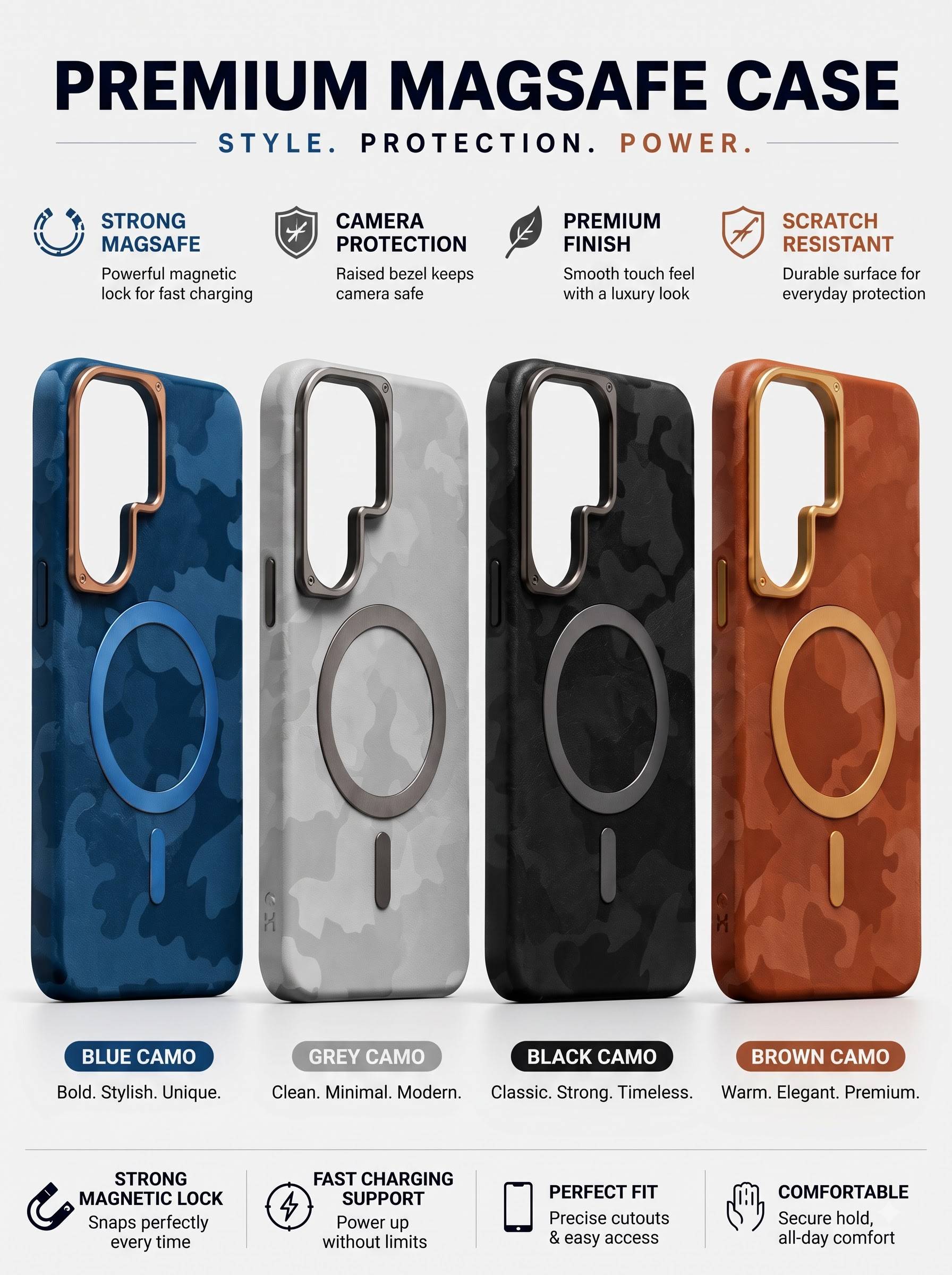 Army Leather Case For Samsung S26 Ultra