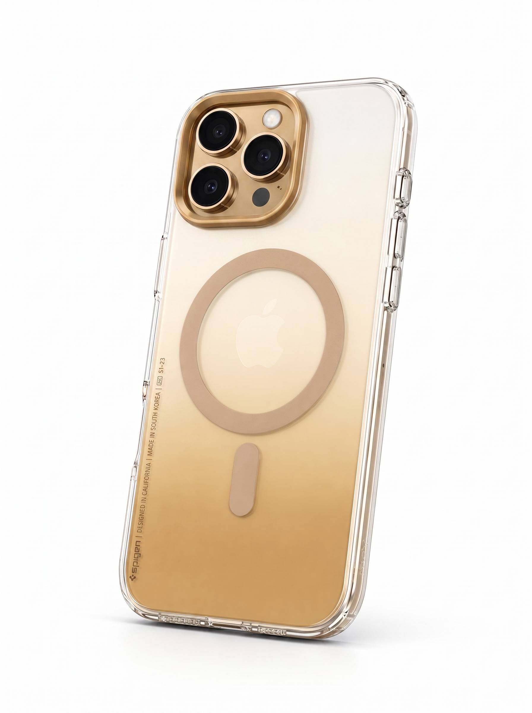 Double Shades Case With Magsafe For Apple iPhone 14 Pro - Gold
