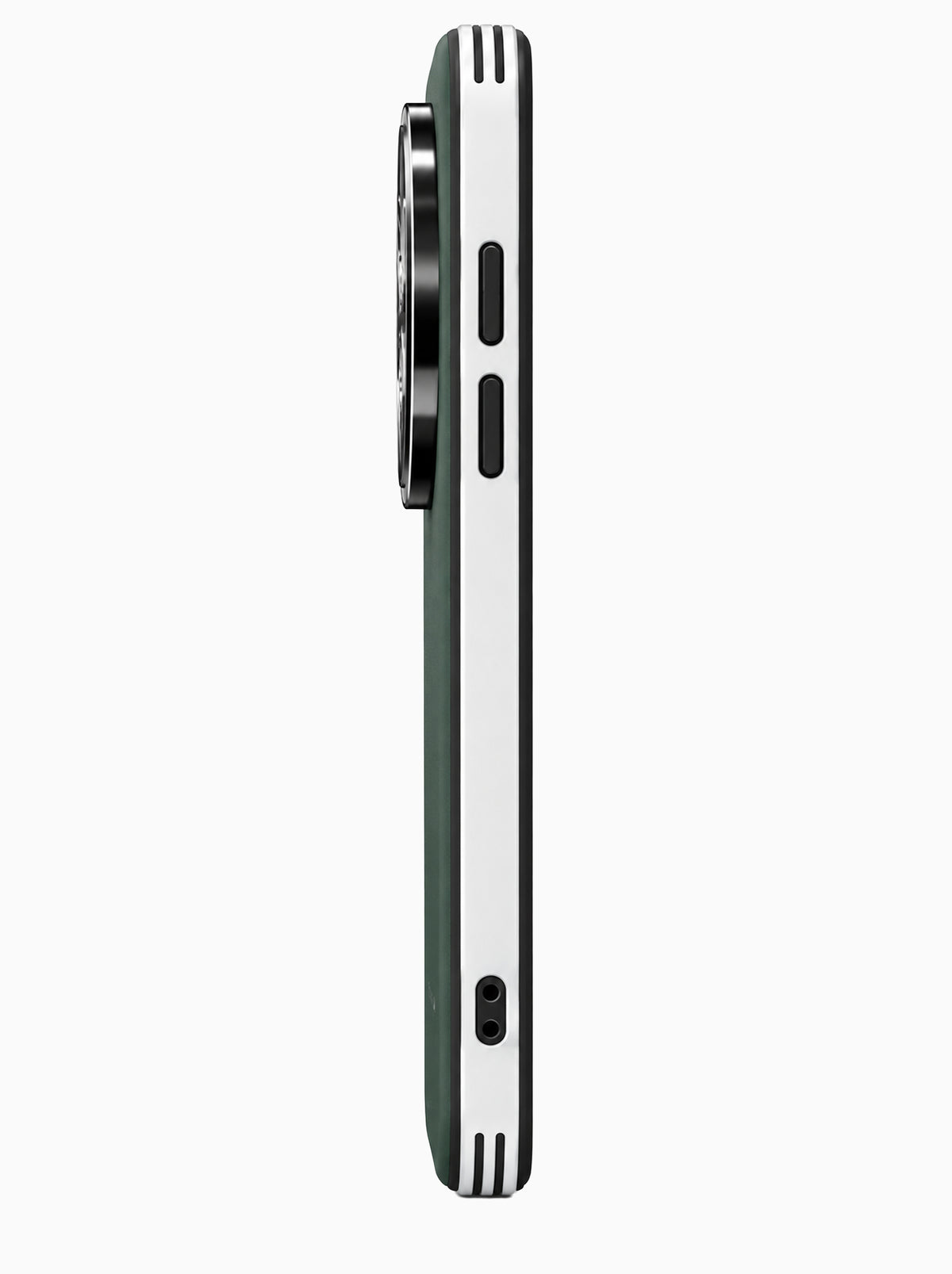 Vivo X300 Pro | Dual-ton Case | Leather Back | Metal Camera Lens Protection | Green