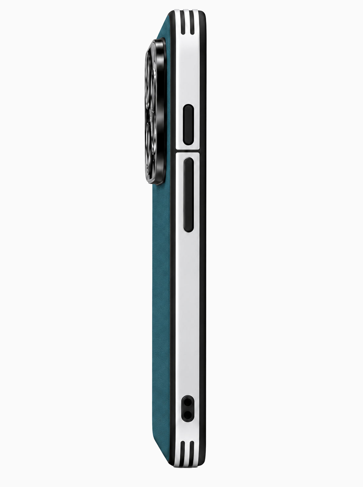 iPhone 17 Pro Max | Dual-ton Case | Leather Back | Metal Camera Lens Protection | Green