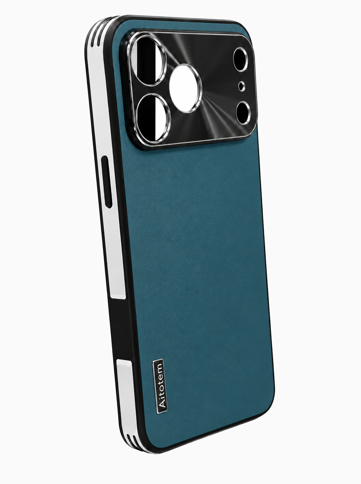 iPhone 17 Pro Max | Dual-ton Case | Leather Back | Metal Camera Lens Protection | Green