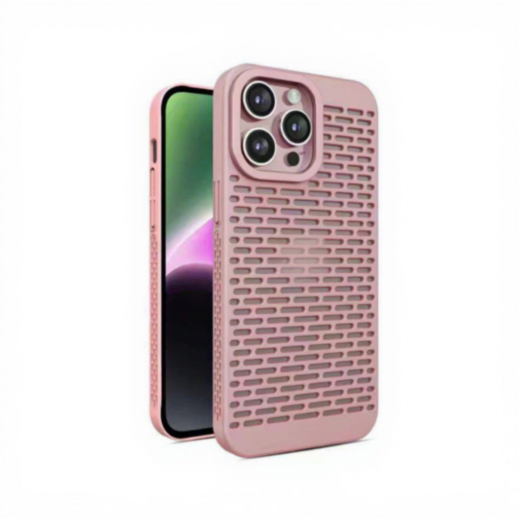 Hollow Out Plating PC Phone case