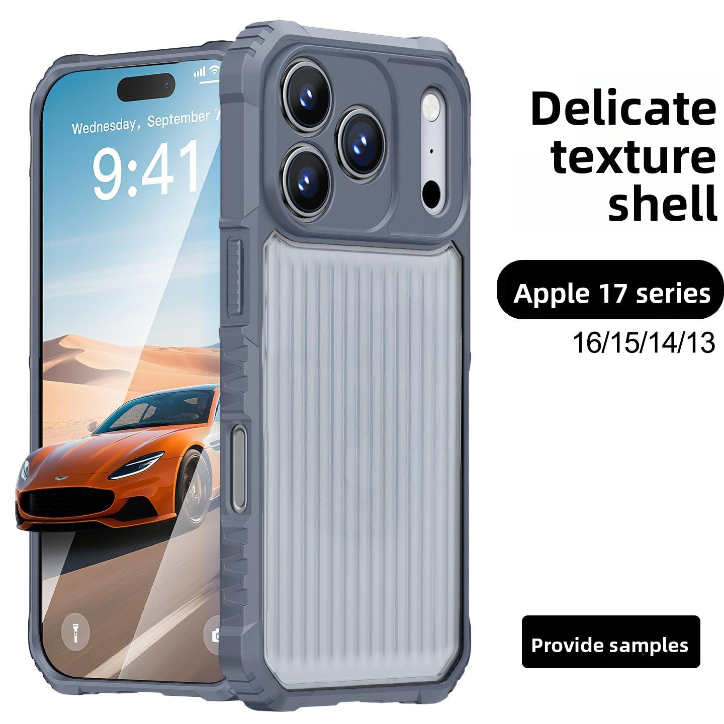 Striped Animal Embossing Case