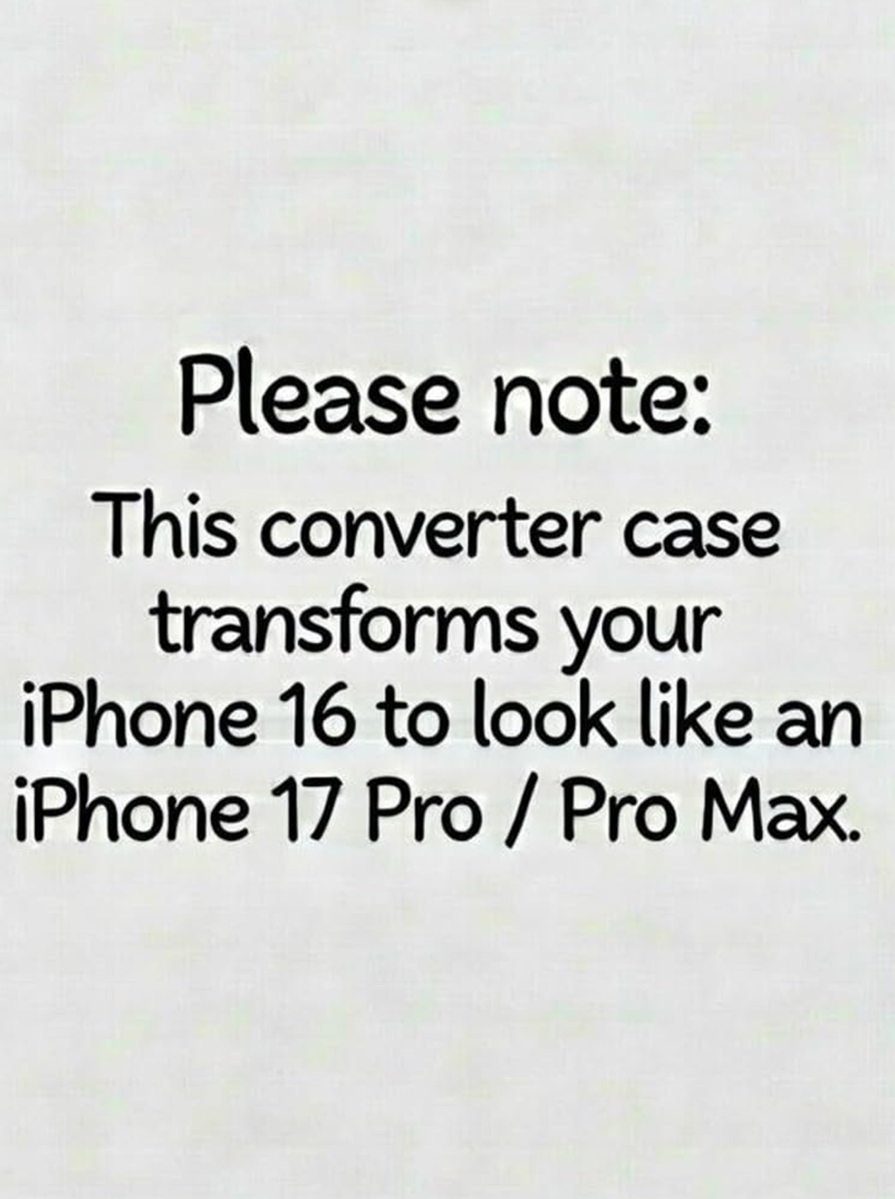 Converter Case for iPhone 16 | MagSafe | iPhone 17 Pro Series Style Design | in Built Camera Guard | Wireless Charging | BLUE COLOR
