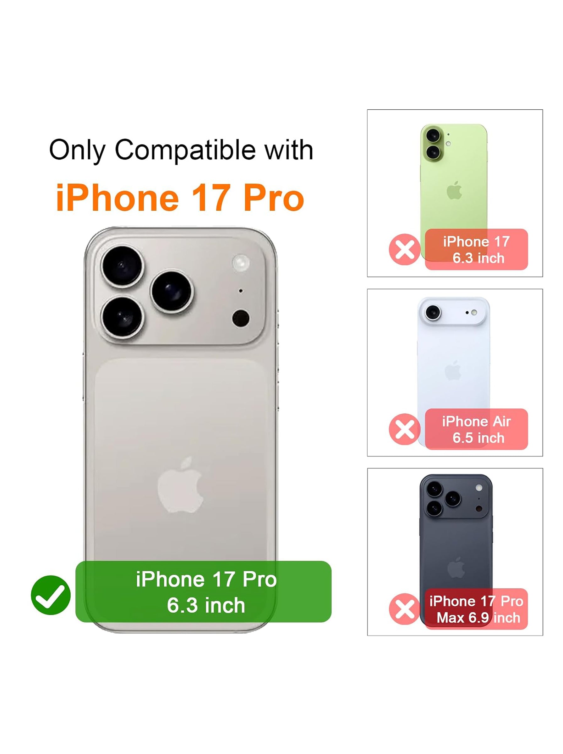 IPHONE 17 PRO | HOLLOW METAL CASE | RAISED EDGE PROTECTION | SILVER COLOR