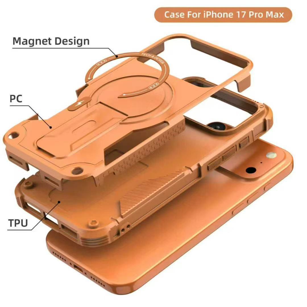 Magnetic Ring & Stand Shell Includes Opp Bag